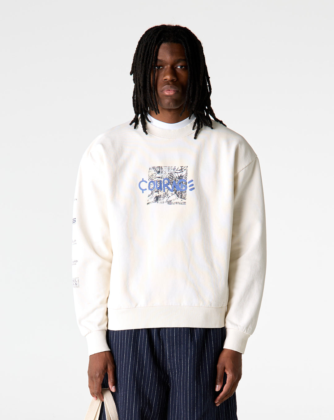 Halim Flowers Courage Crewneck Sweatshirt - XHIBITION