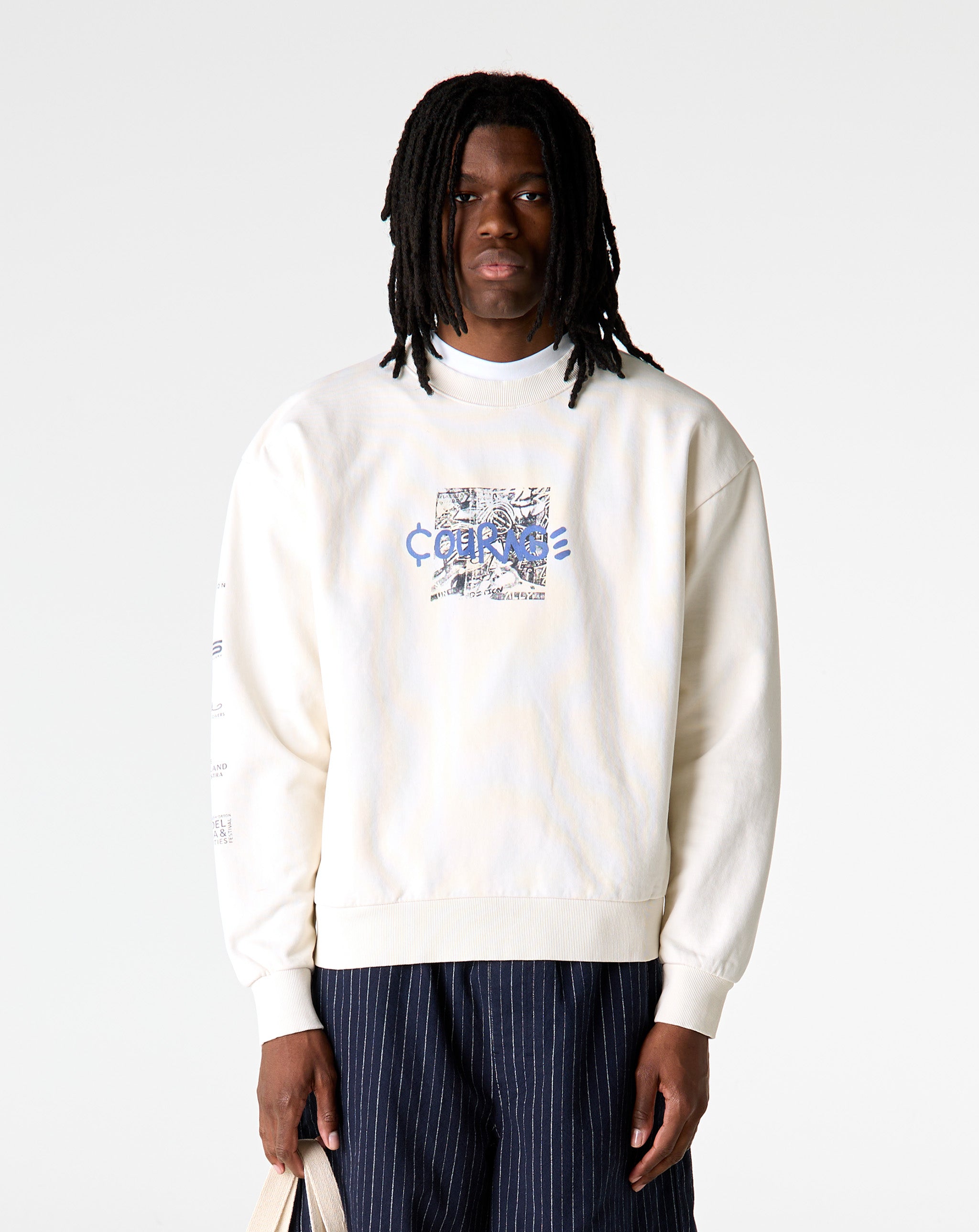Halim Flowers Courage Crewneck Sweatshirt - XHIBITION