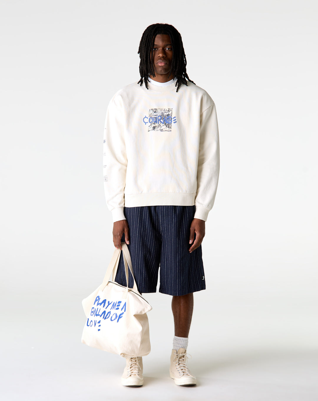 Halim Flowers Courage Crewneck Sweatshirt - XHIBITION