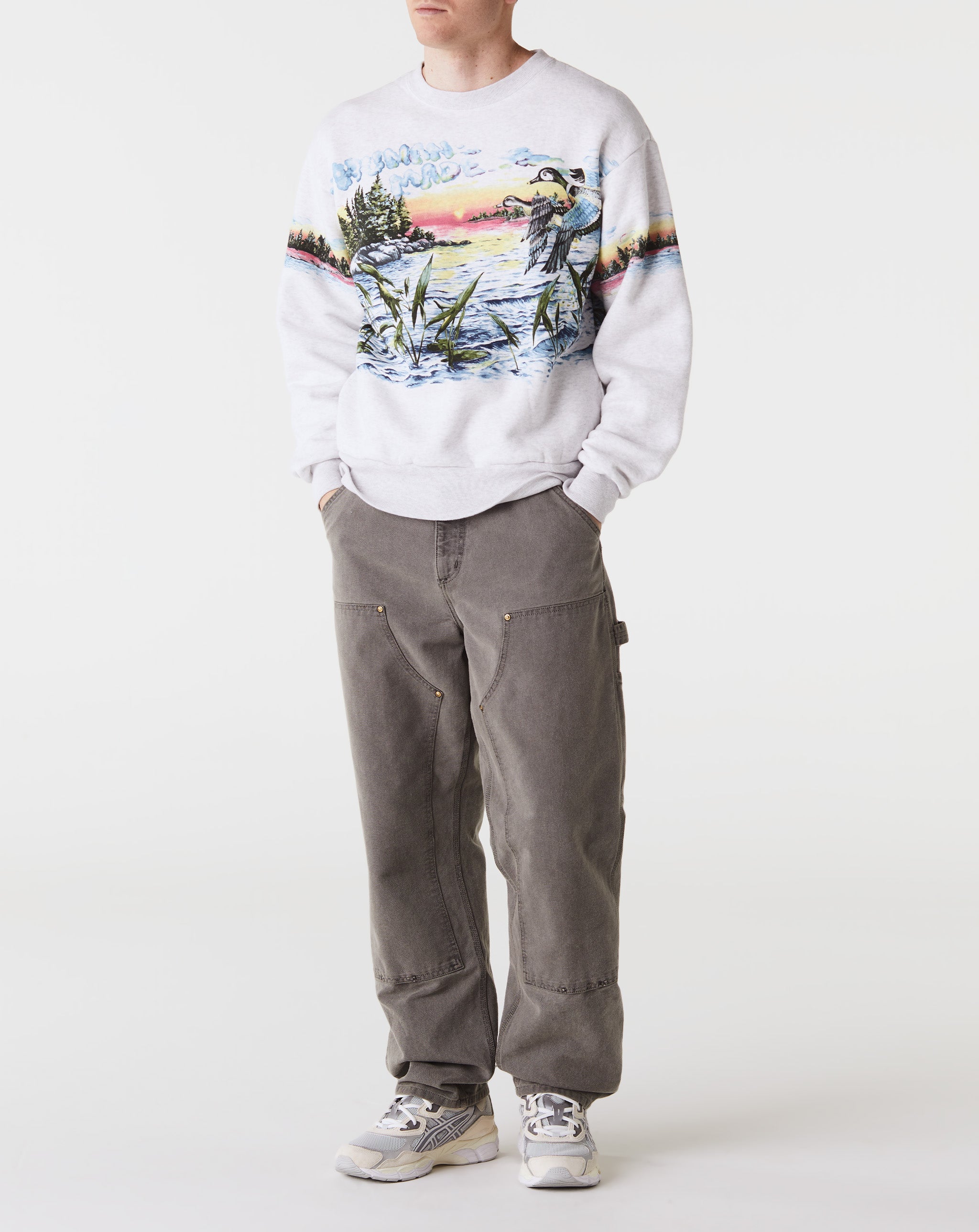 数量は多 最終値下げ human - made hunting sweat sweat shirt shirt 