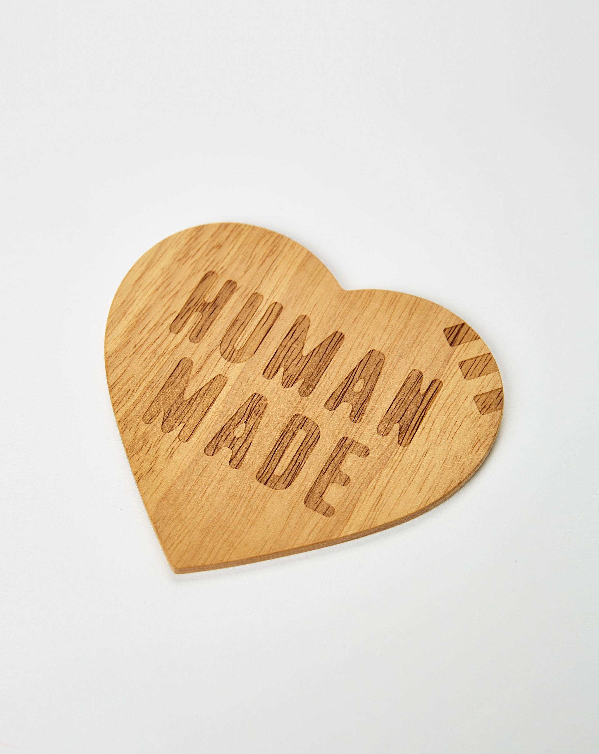 Human Made Heart Wood Coaster Set  - XHIBITION