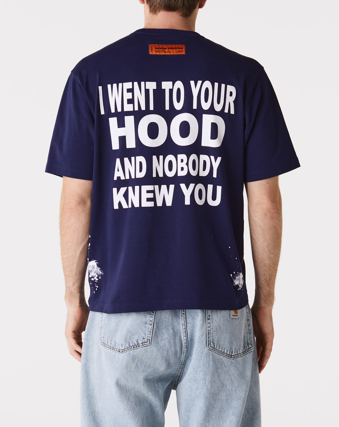 Heron Preston Nobody Globe T-Shirt  - XHIBITION