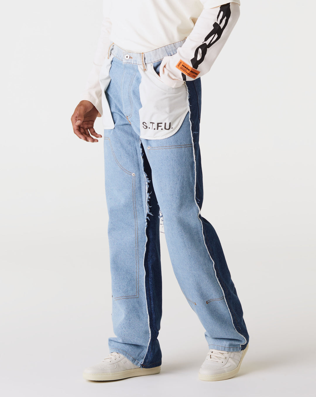 Heron Preston Washed Insideout Carpenter Jeans  - XHIBITION