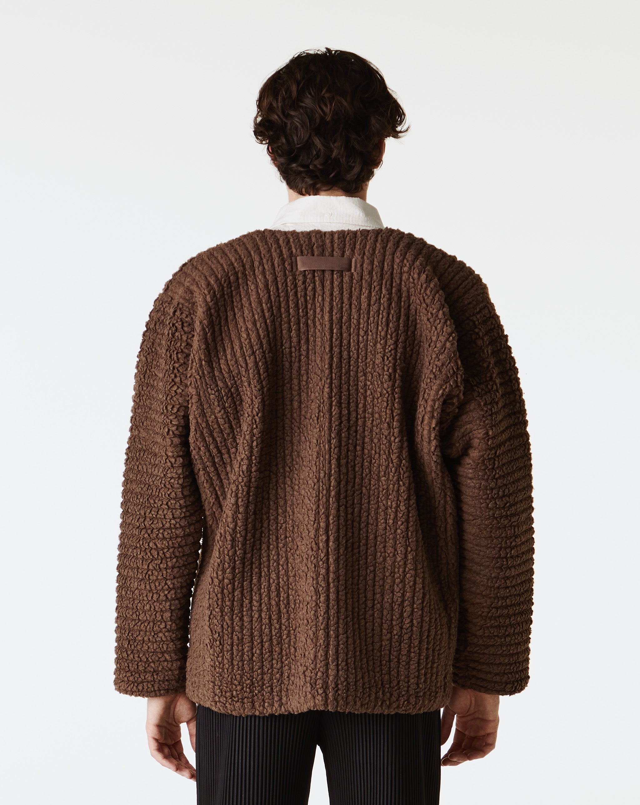 Homme Plissé Issey Miyake - Fleece Cardigan - Brown – Cheap Ida