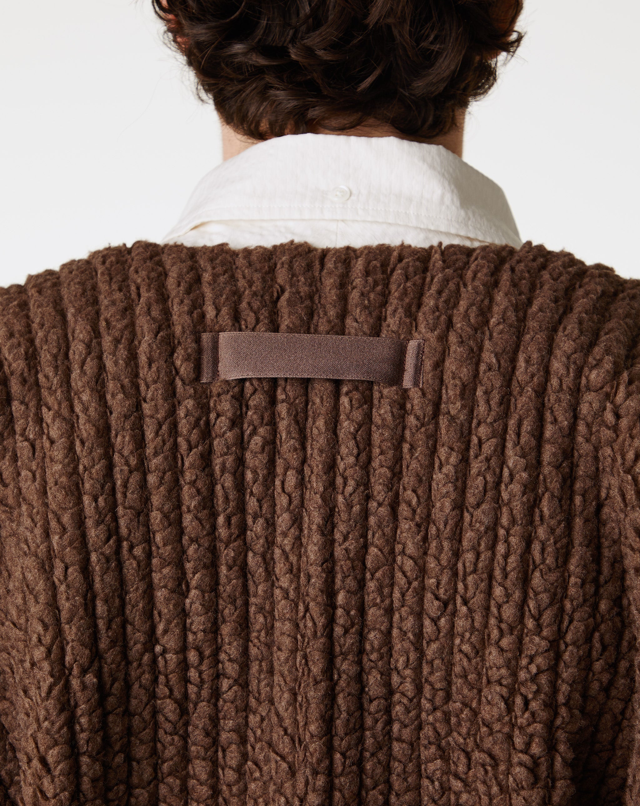 Homme Plissé Issey Miyake - Fleece Cardigan - Brown – Cheap Ida