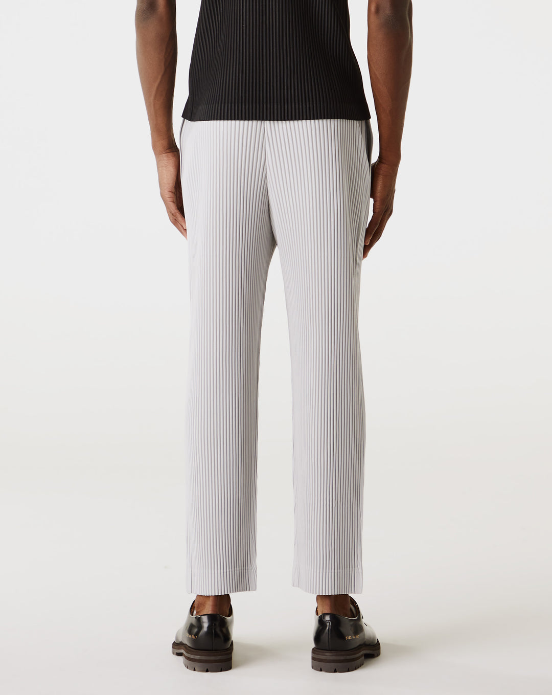Homme Plissé Issey Miyake - Basic Pleated Pants - Light Gray 