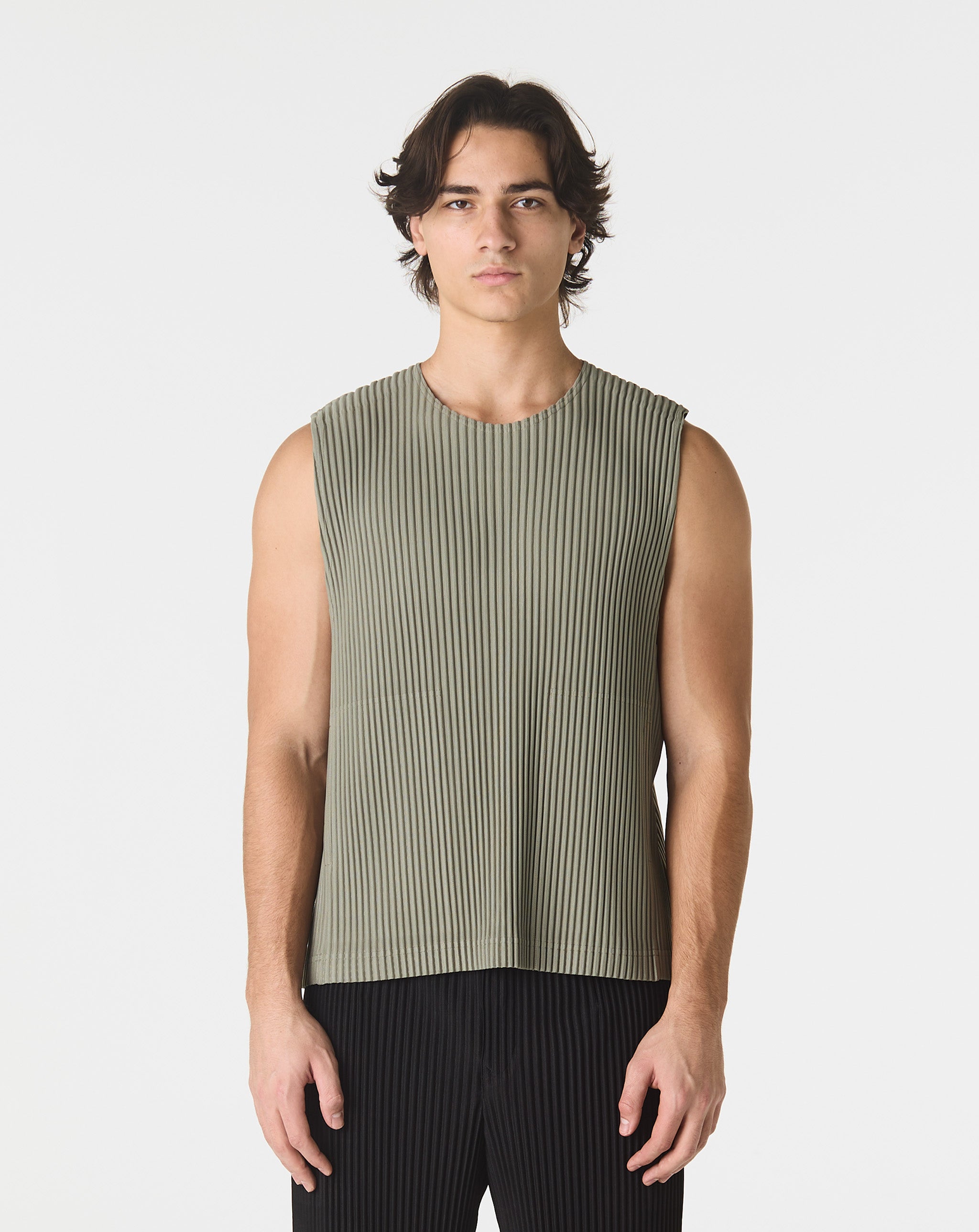 Homme Plissé Issey Miyake - Tailored Pleats 2 Vest - Mangan Green