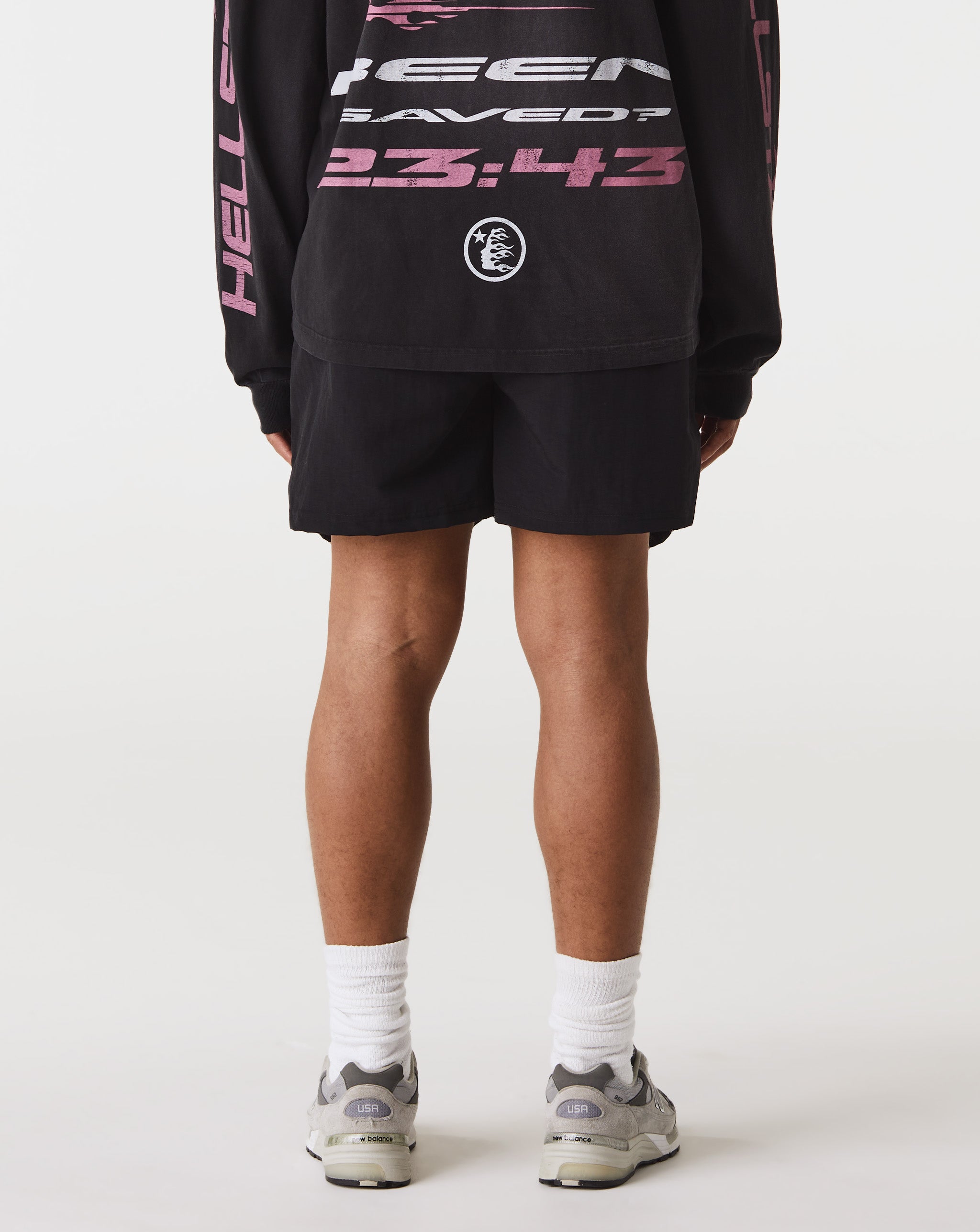 Hellstar Waxed Nylon Athletic Shorts  - XHIBITION