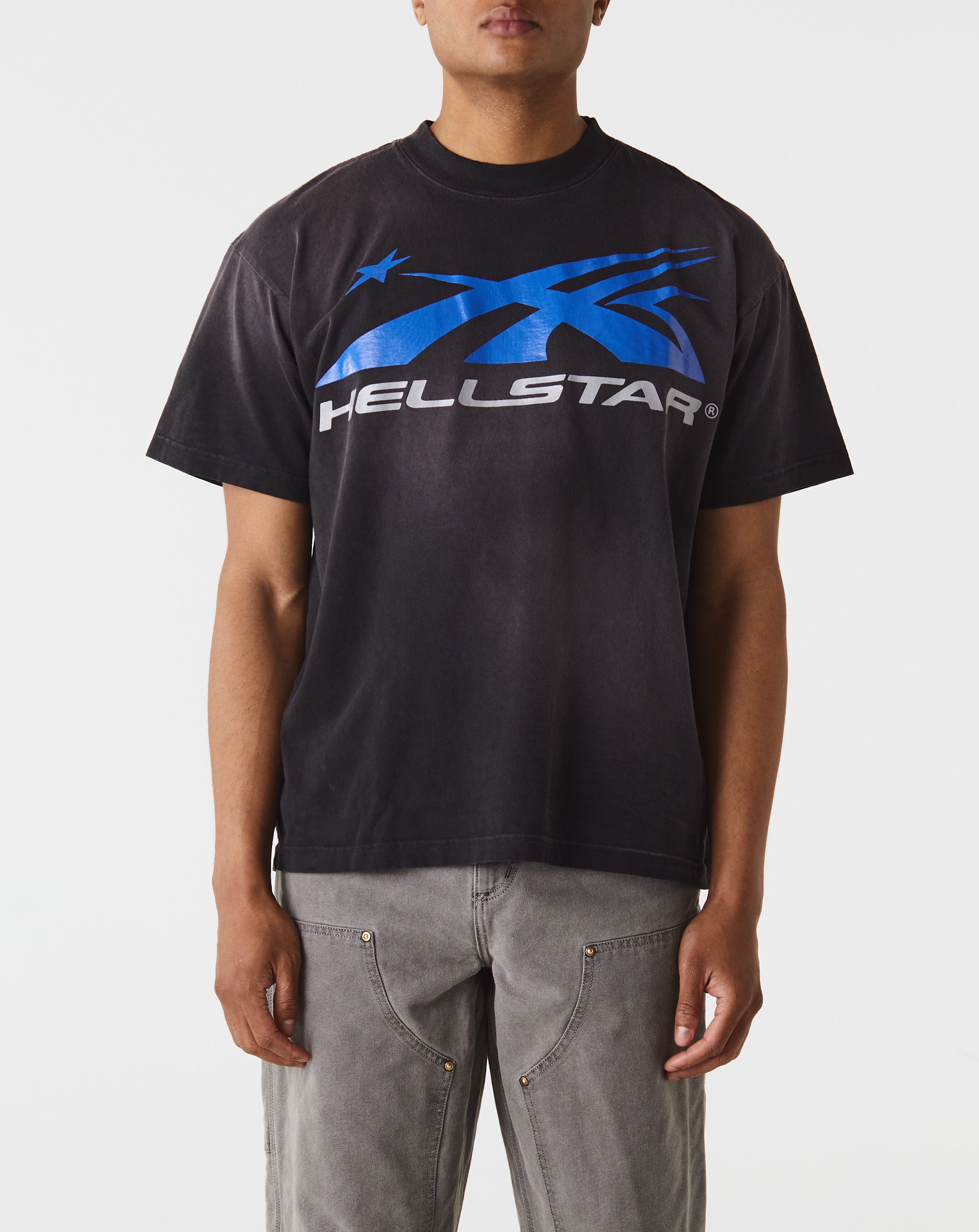 Hellstar logo block print sweatshirt  - Cheap 127-0 Jordan outlet