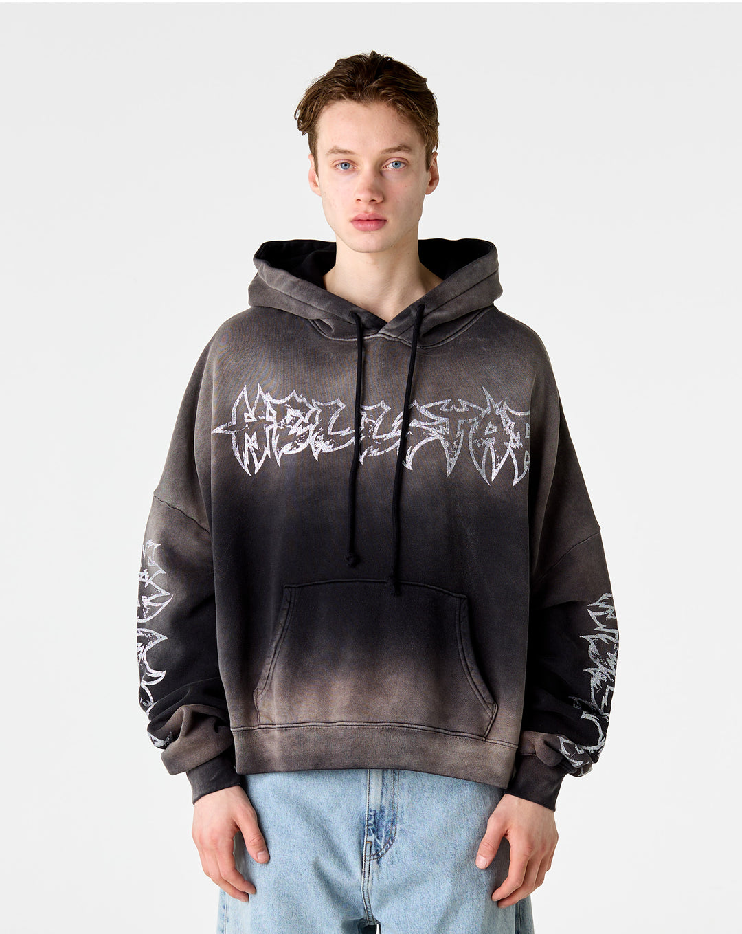 Hellstar Stars Shine Graffiti Hoodie - XHIBITION