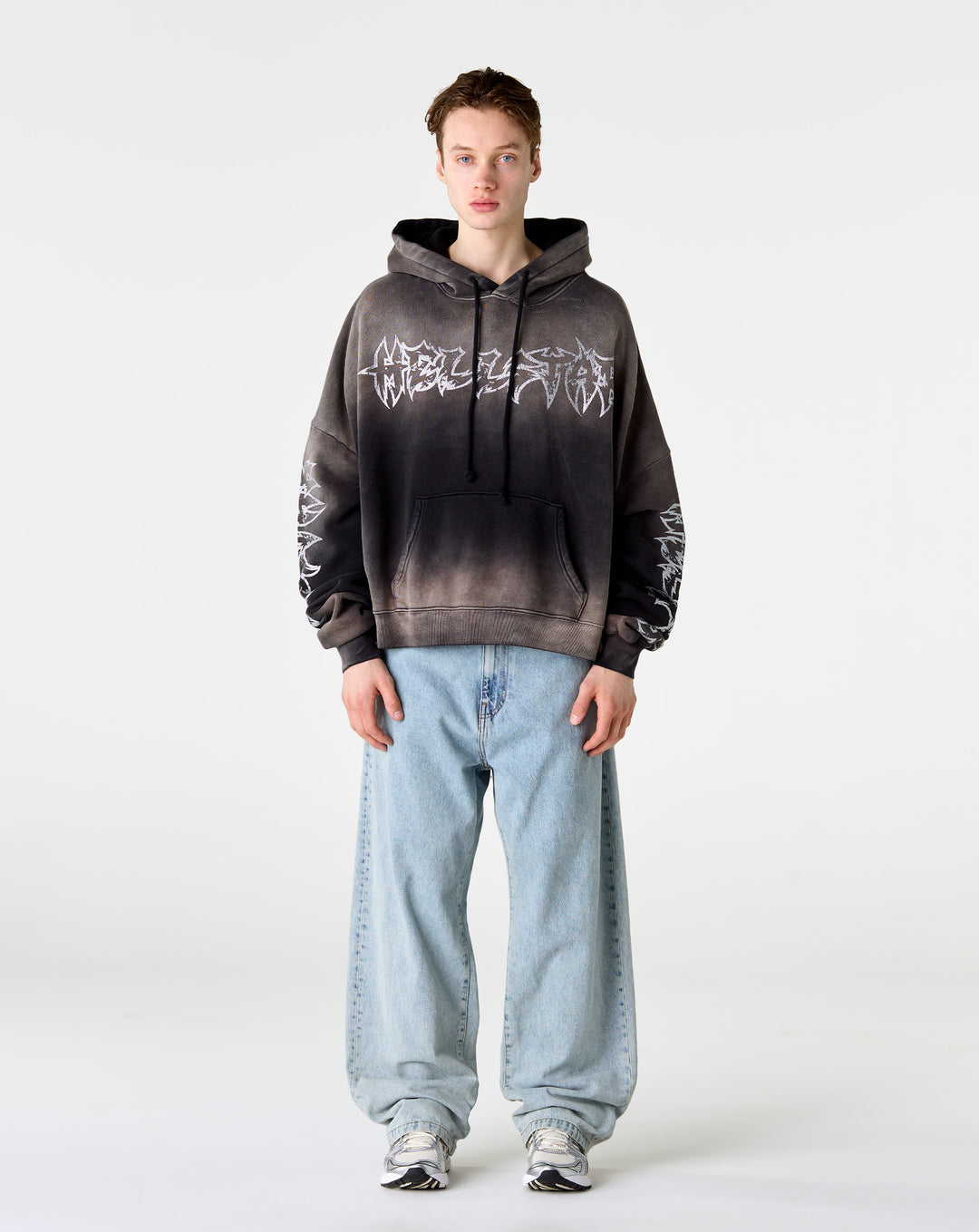 Hellstar Stars Shine Graffiti Hoodie - XHIBITION