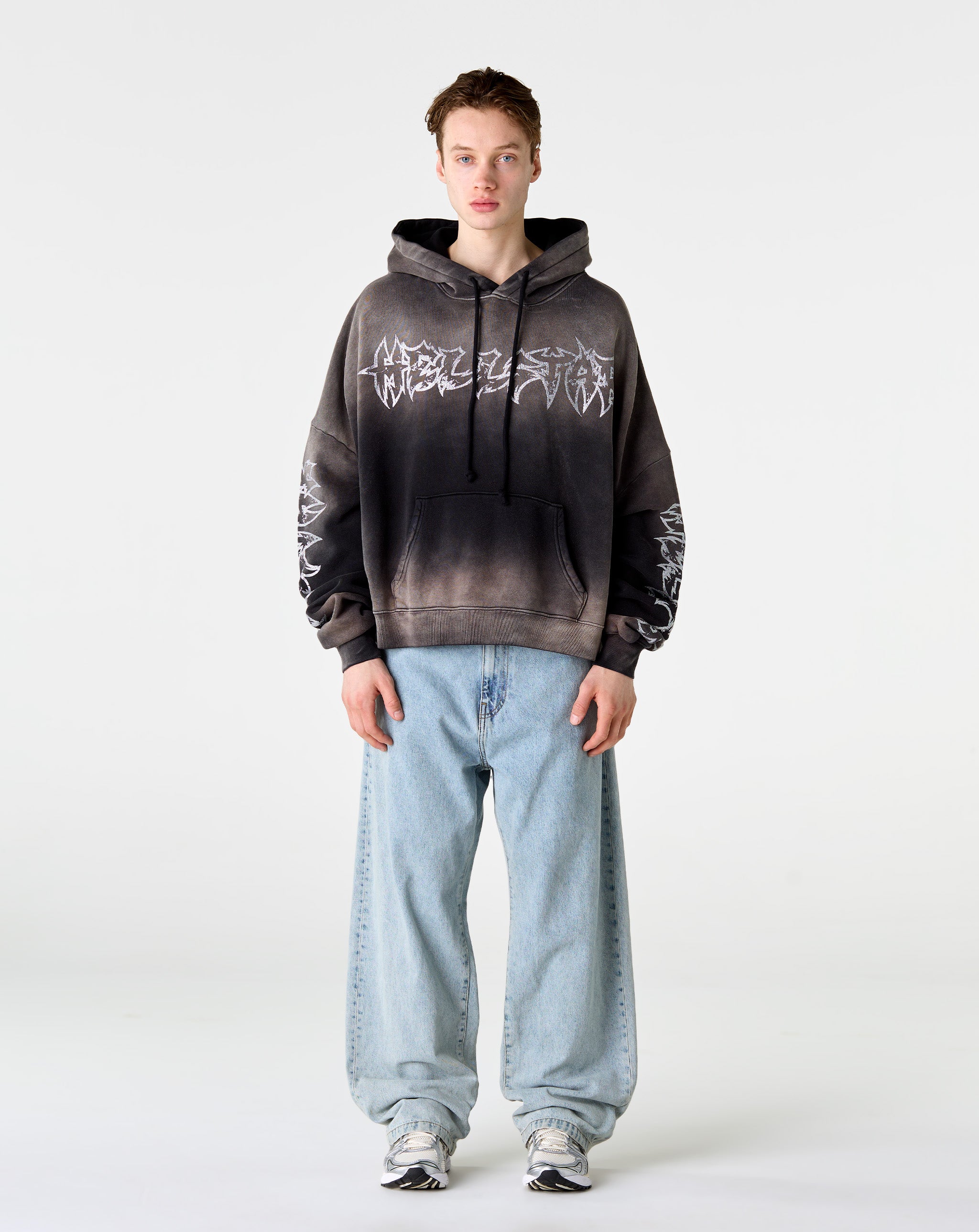 Hellstar Stars Shine Graffiti Hoodie - XHIBITION