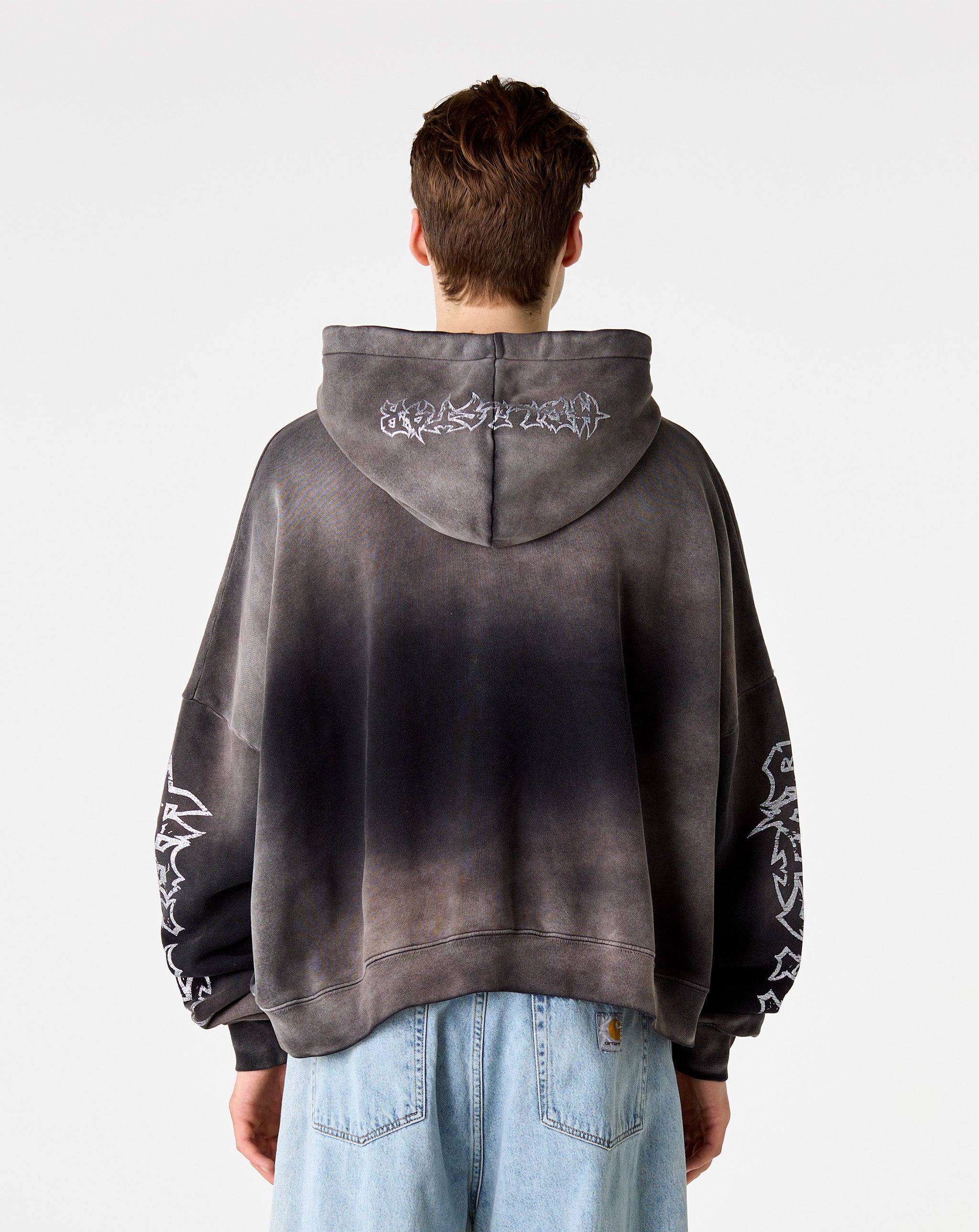 Hellstar Stars Shine Graffiti Hoodie - XHIBITION