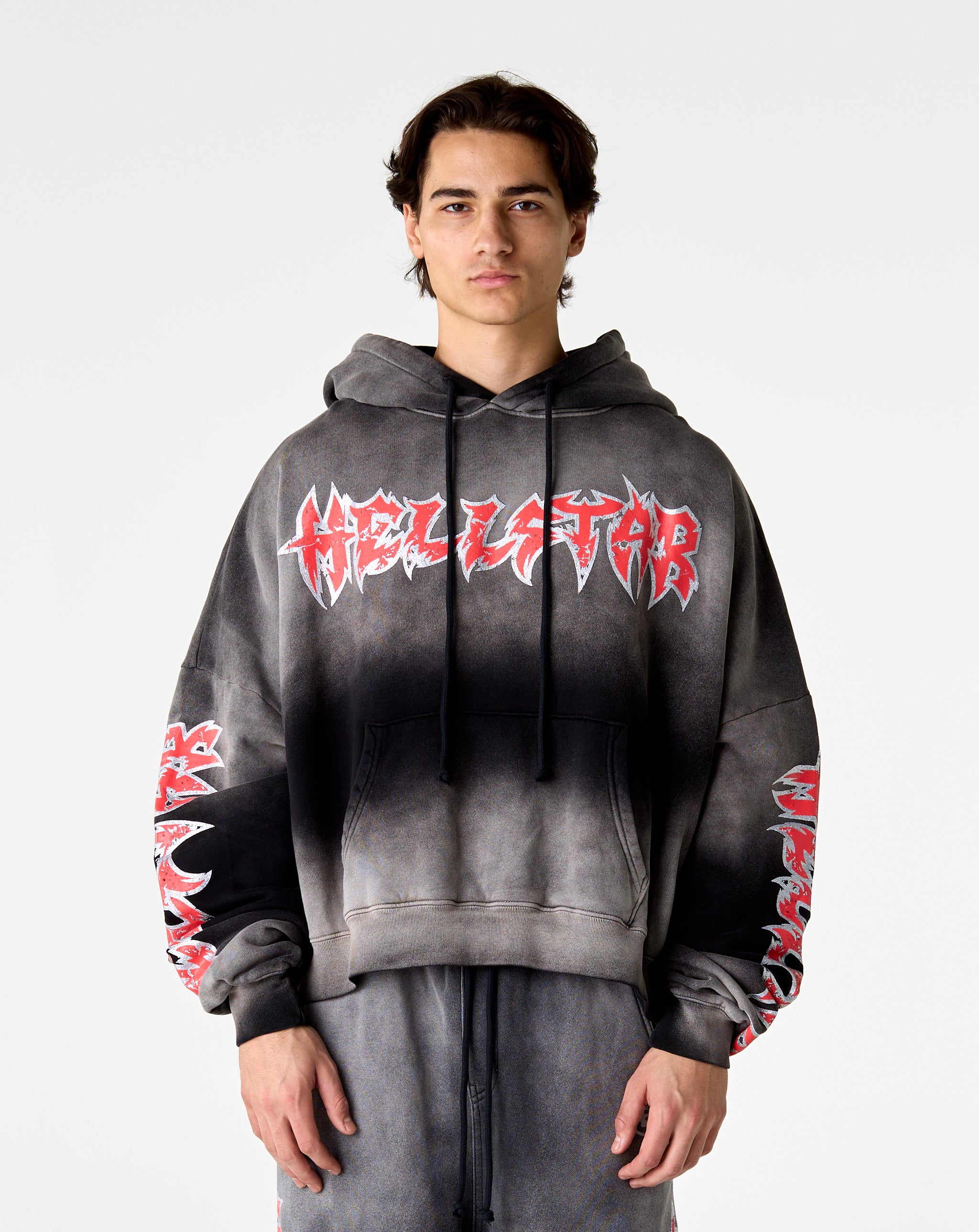 Hellstar Stars Shine Graffiti Hoodie - XHIBITION