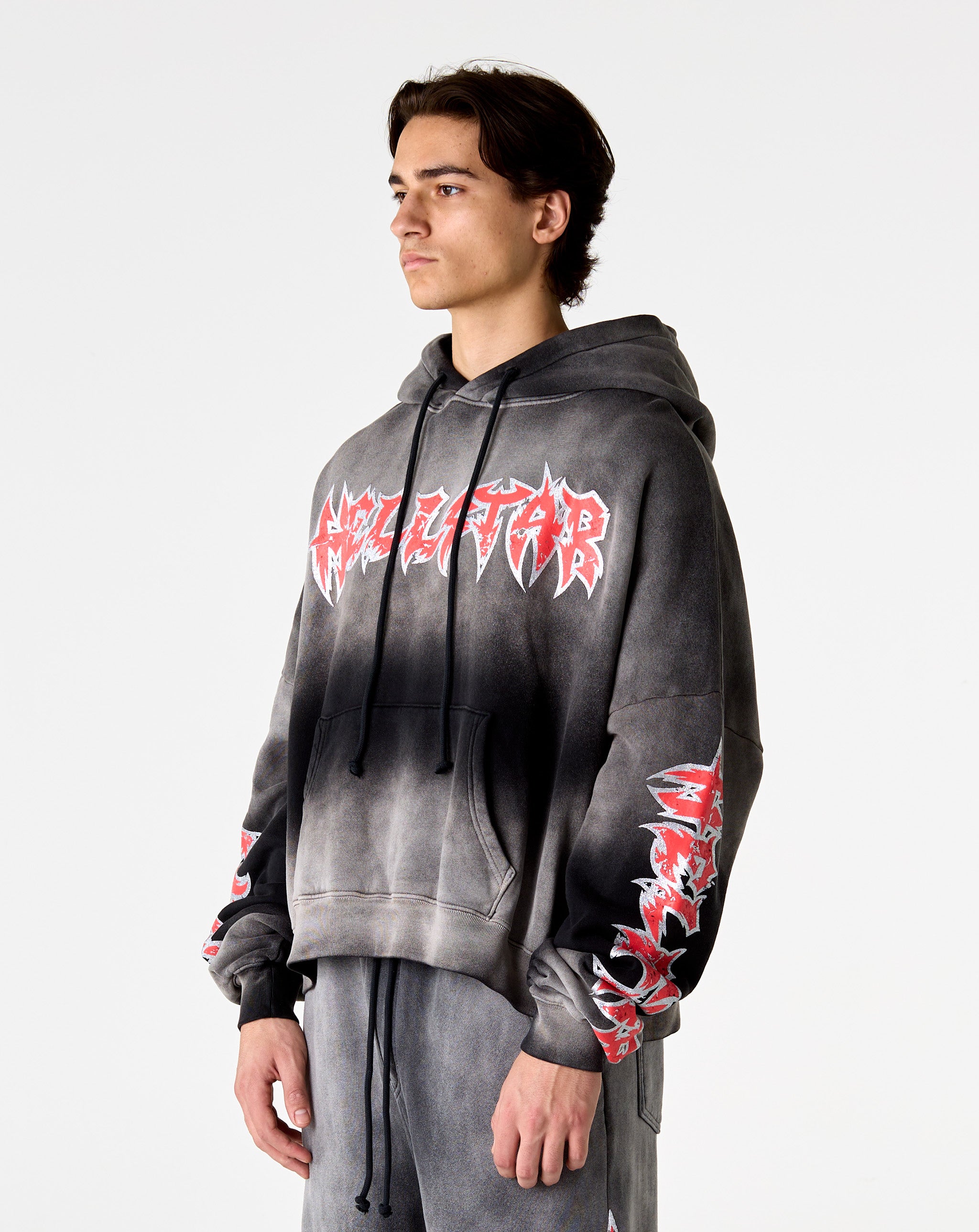 Hellstar Stars Shine Graffiti Hoodie - XHIBITION