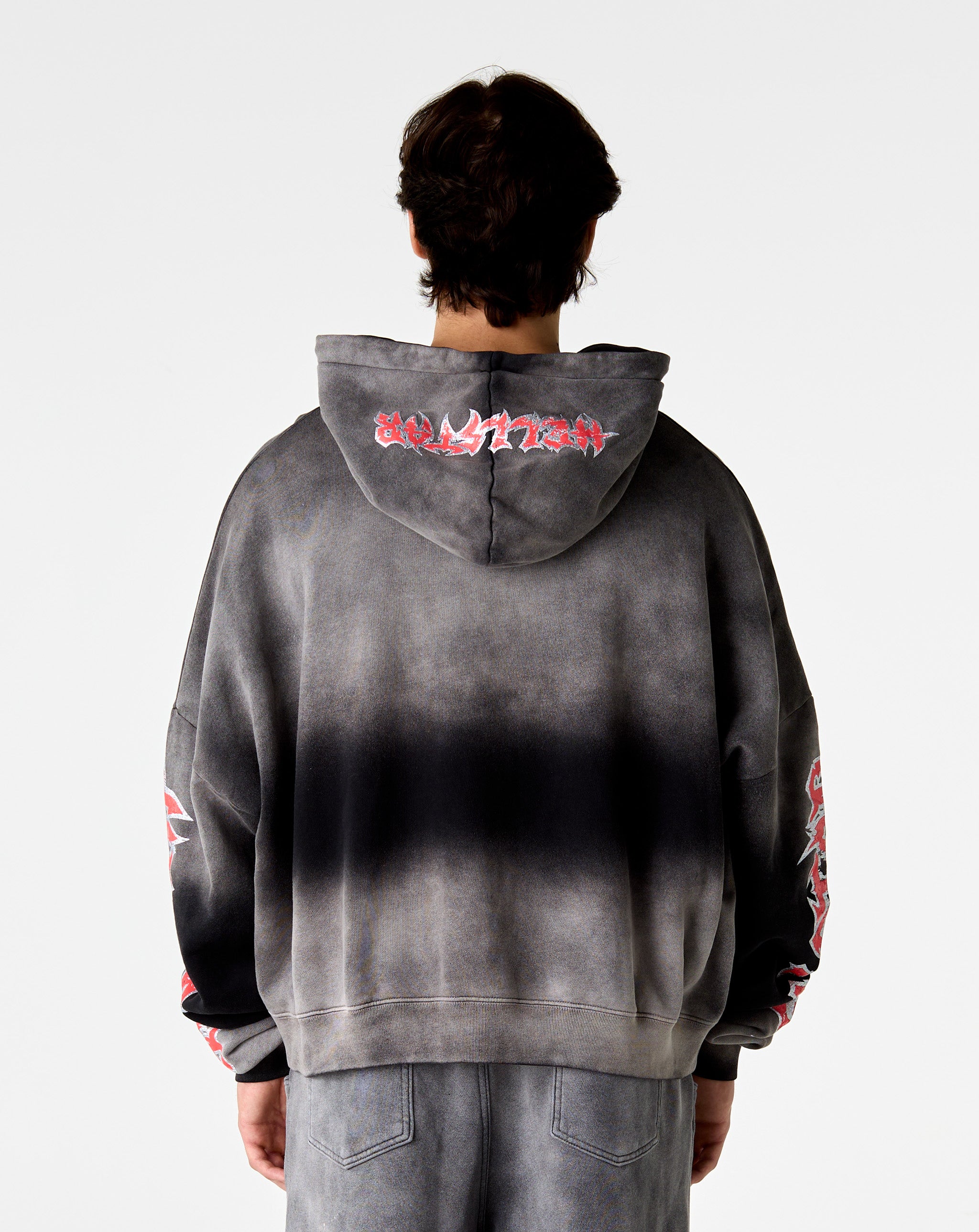 Hellstar Stars Shine Graffiti Hoodie - XHIBITION