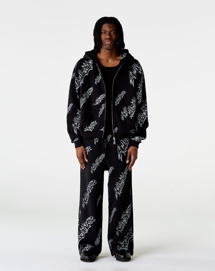 Hellstar Roll Print Graffiti Baggy Sweatpants - XHIBITION