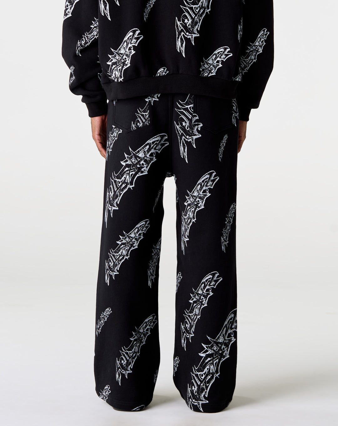 Hellstar Roll Print Graffiti Baggy Sweatpants - XHIBITION