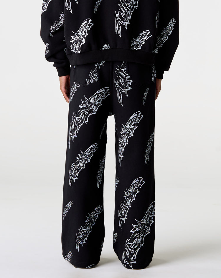 Hellstar Roll Print Graffiti Baggy Sweatpants - XHIBITION