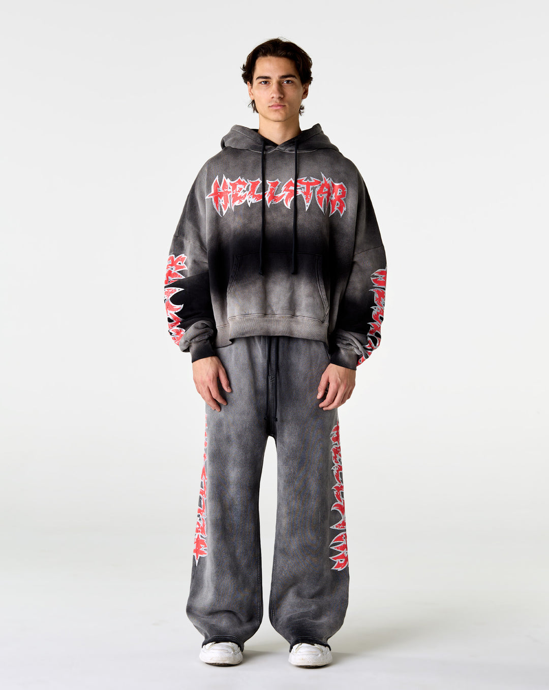 Hellstar Stars Shine Graffiti Sweatpants - XHIBITION