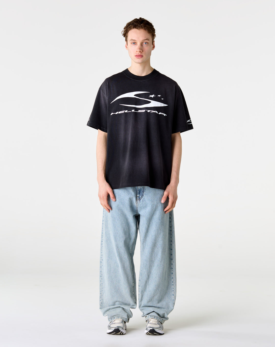 Hellstar H Cursive Logo T-Shirt - XHIBITION