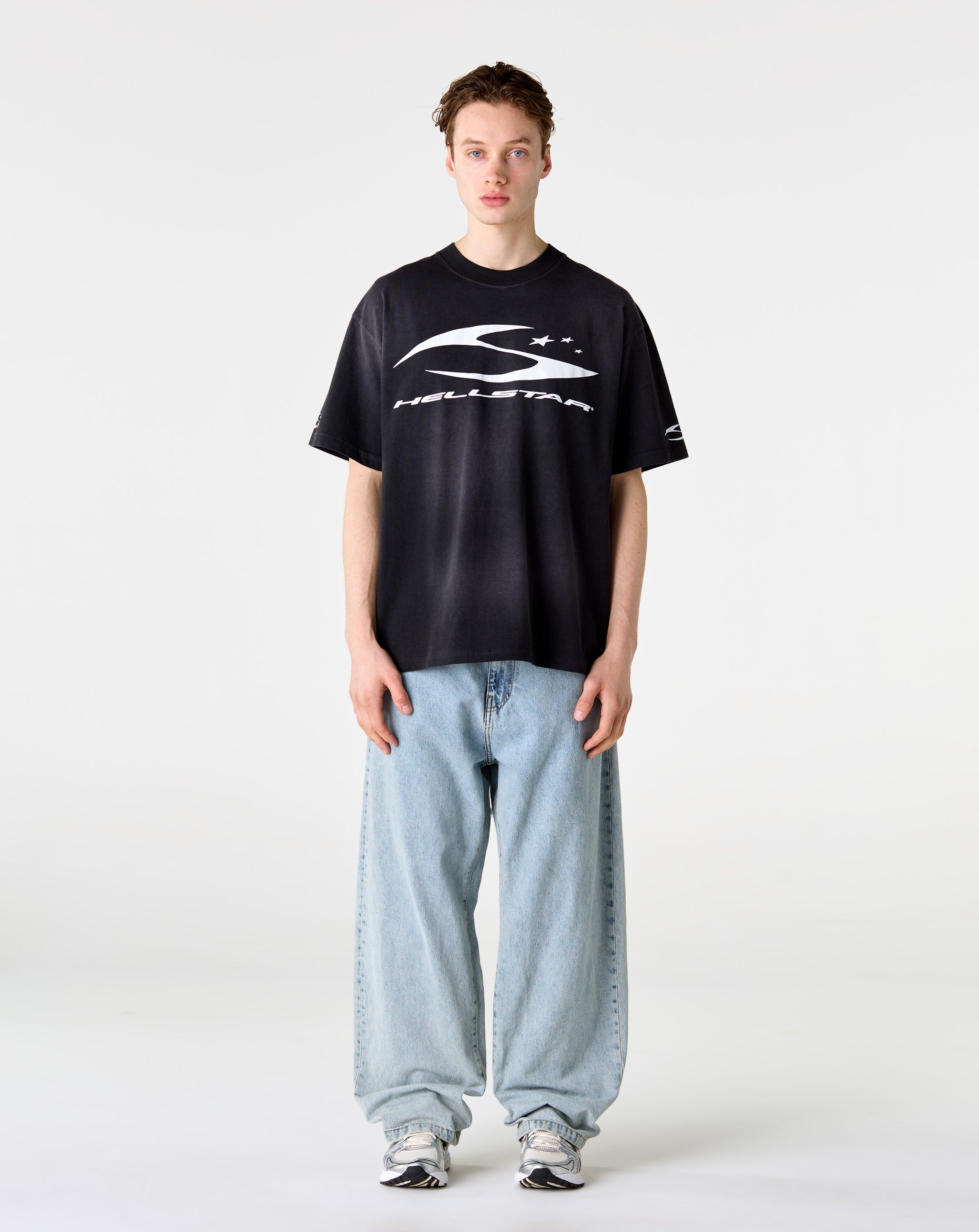Hellstar H Cursive Logo T-Shirt - XHIBITION