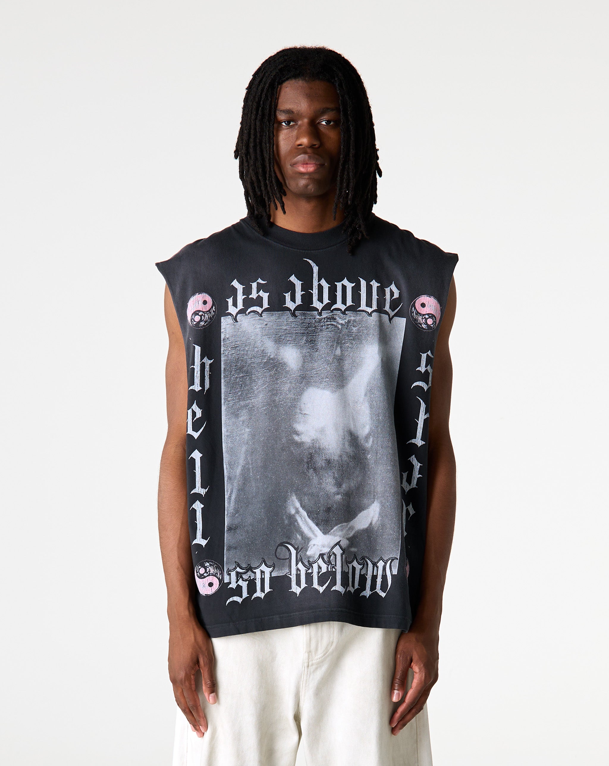Hellstar As Above So Below Muscle T-Shirt - XHIBITION