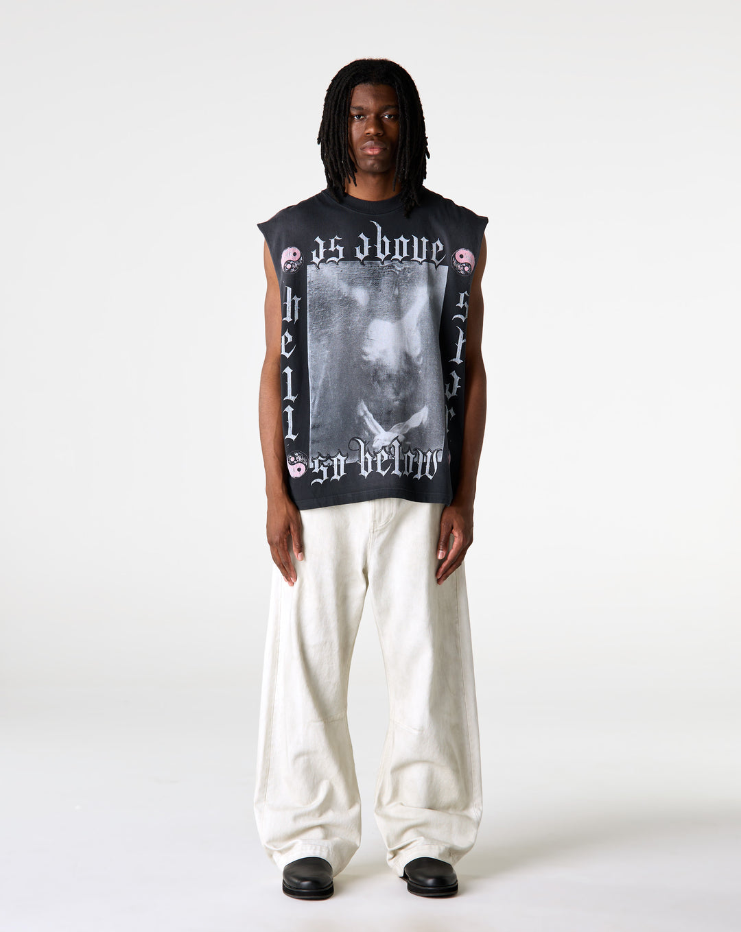 Hellstar As Above So Below Muscle T-Shirt - XHIBITION