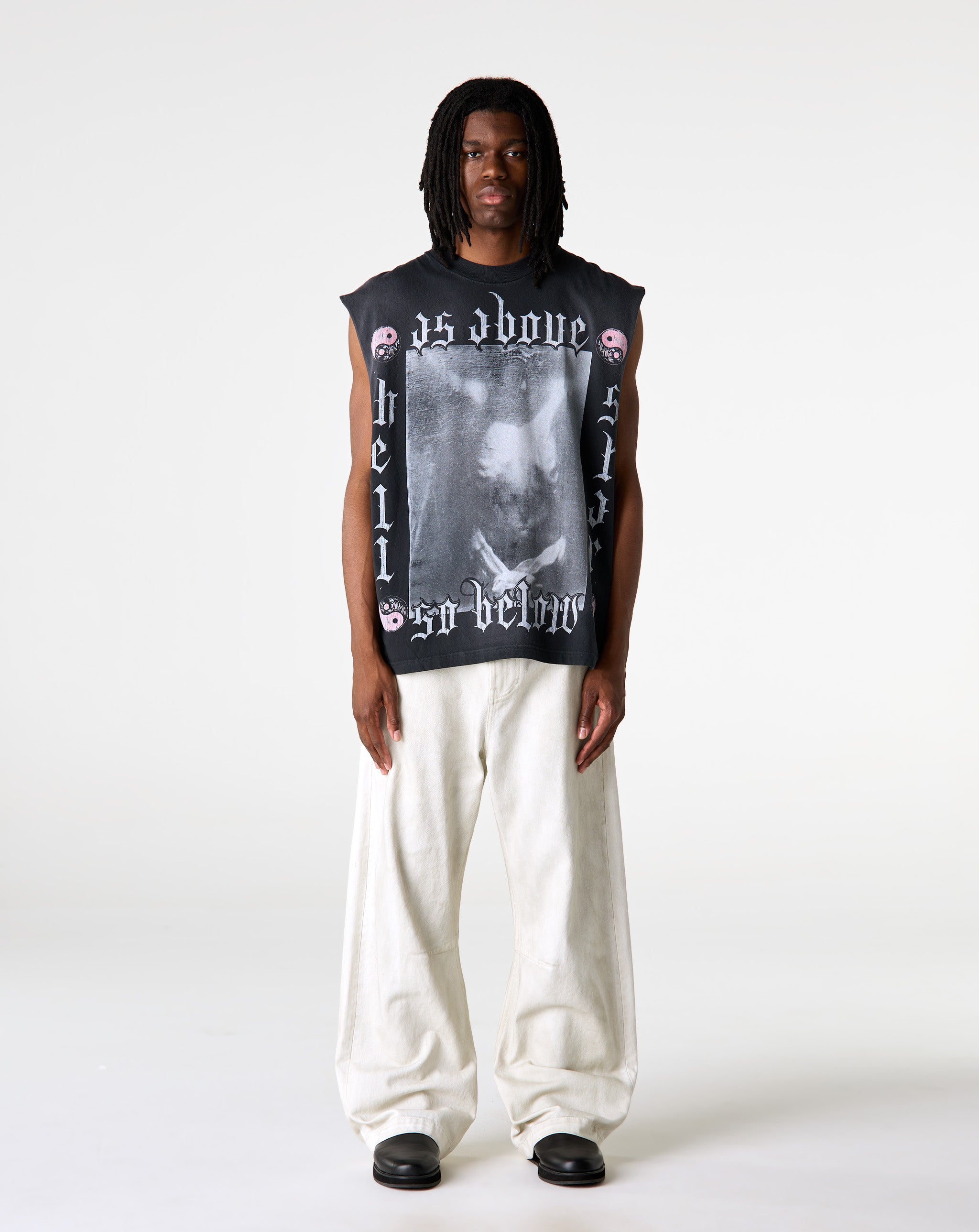 Hellstar As Above So Below Muscle T-Shirt - XHIBITION