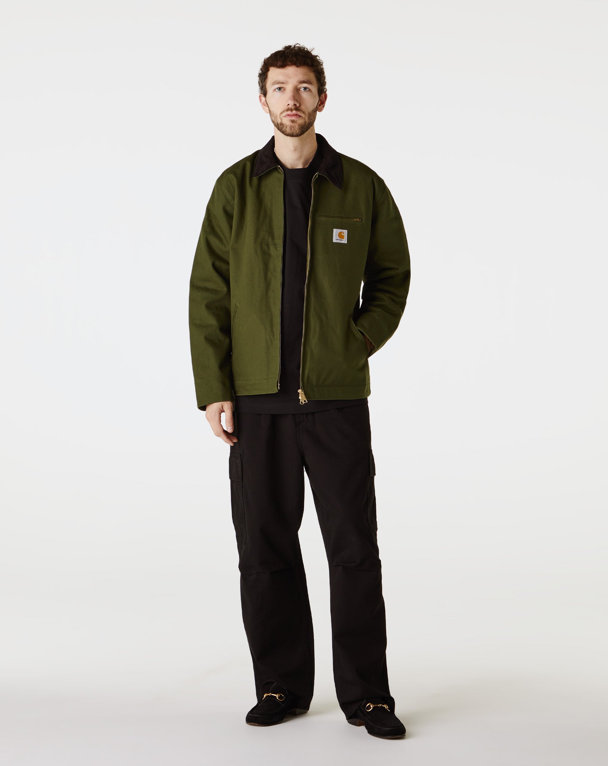 Tarragon - Slim Fit Baseball Collar Pique Knit Shirt | Black