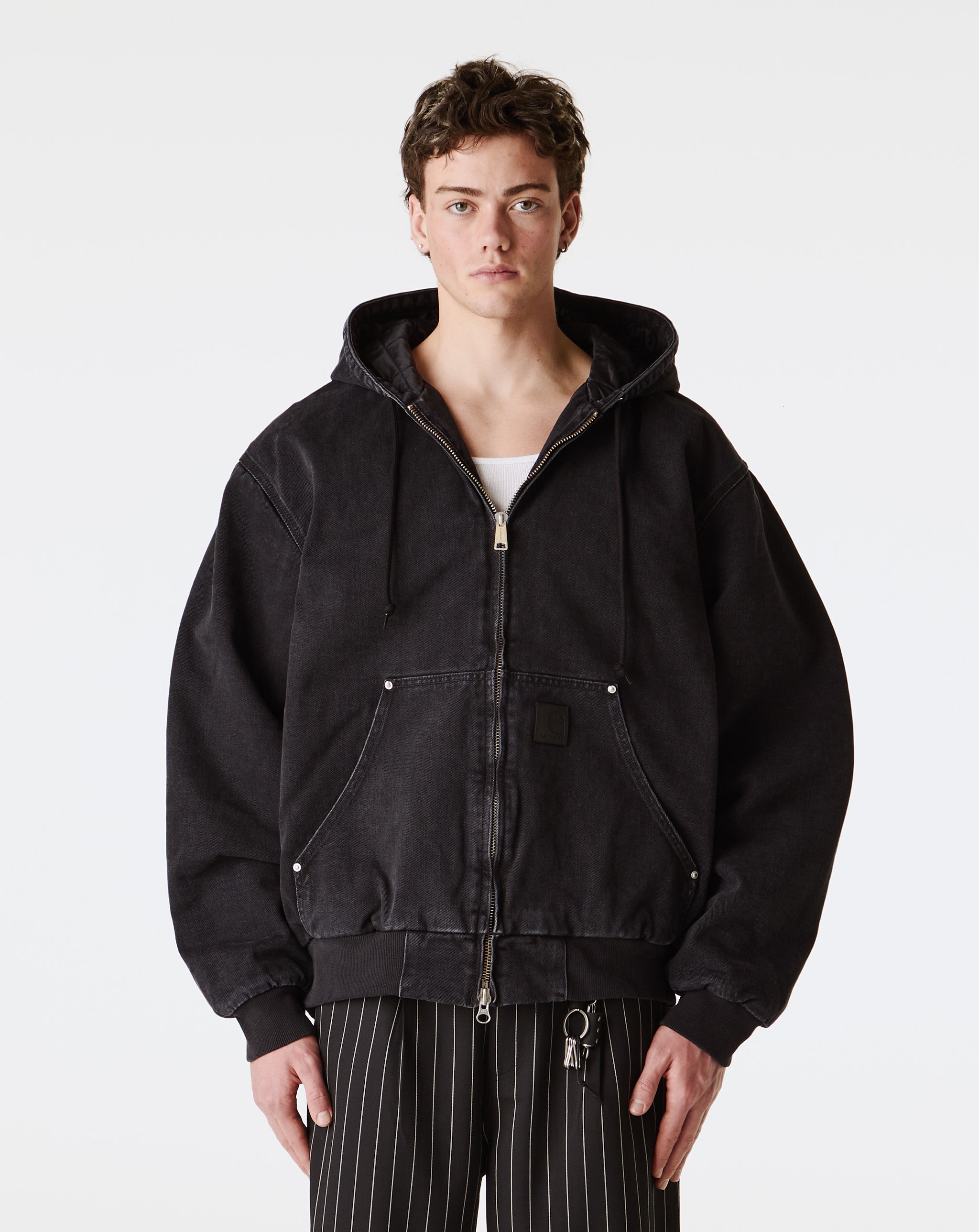 Carhartt WIP - OG Active Rivet Jacket - Black (Stone Washed 