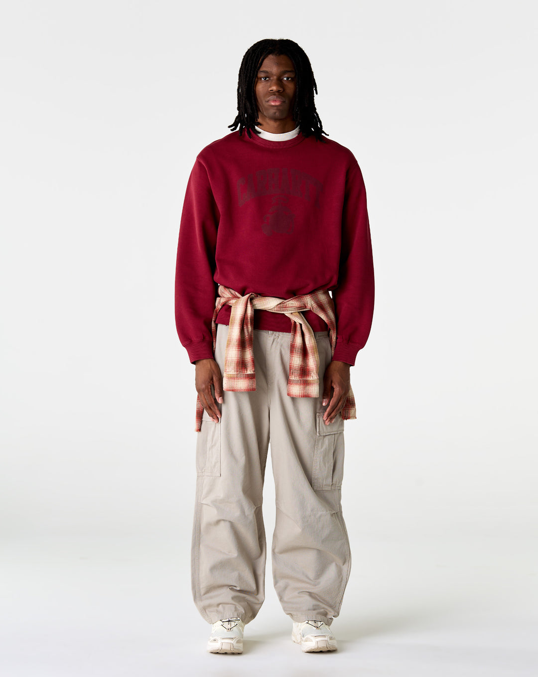 Carhartt WIP Faded Pond Corps Crewneck Sweatshirt - XHIBITION