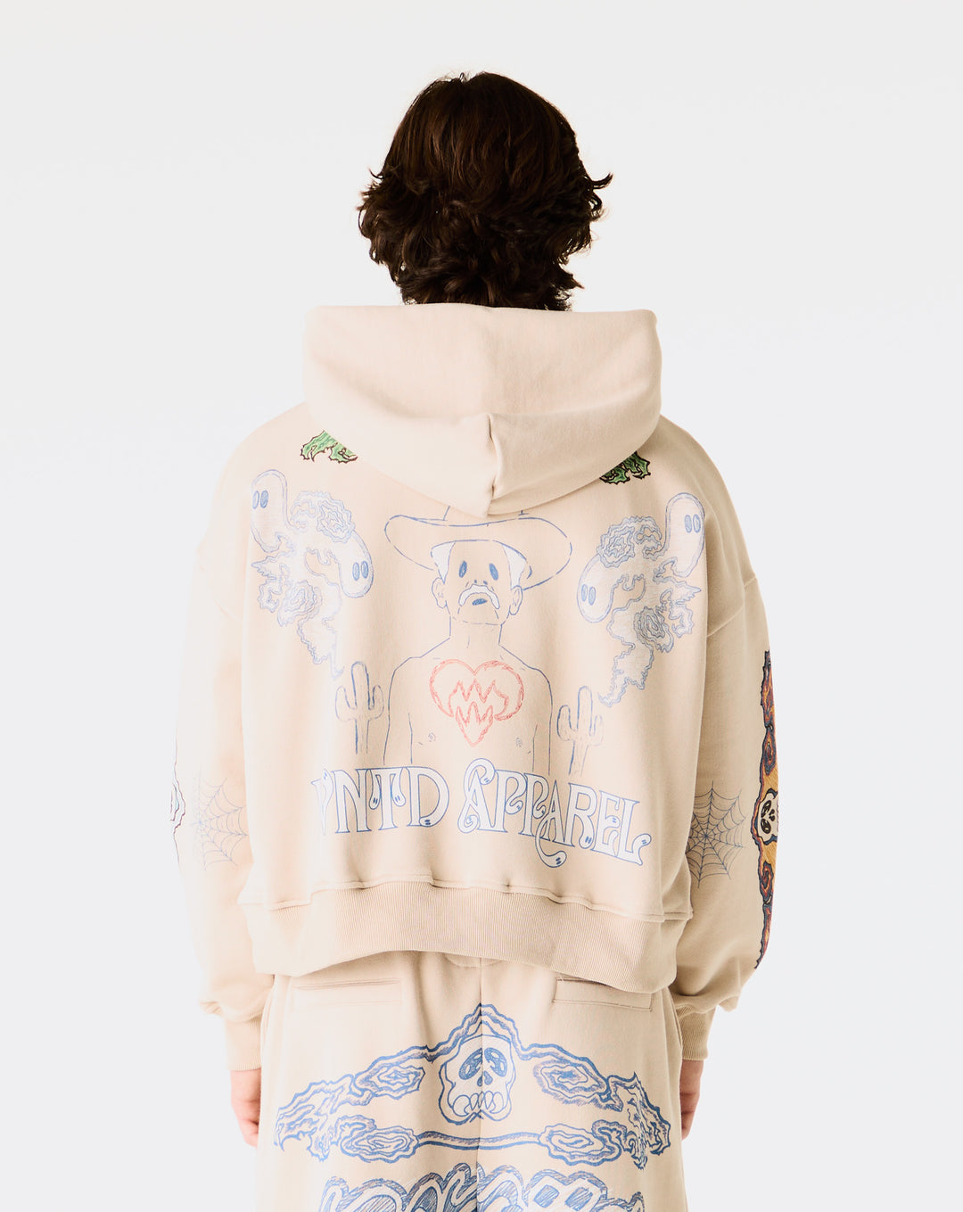 crescent moon lambskin jacket