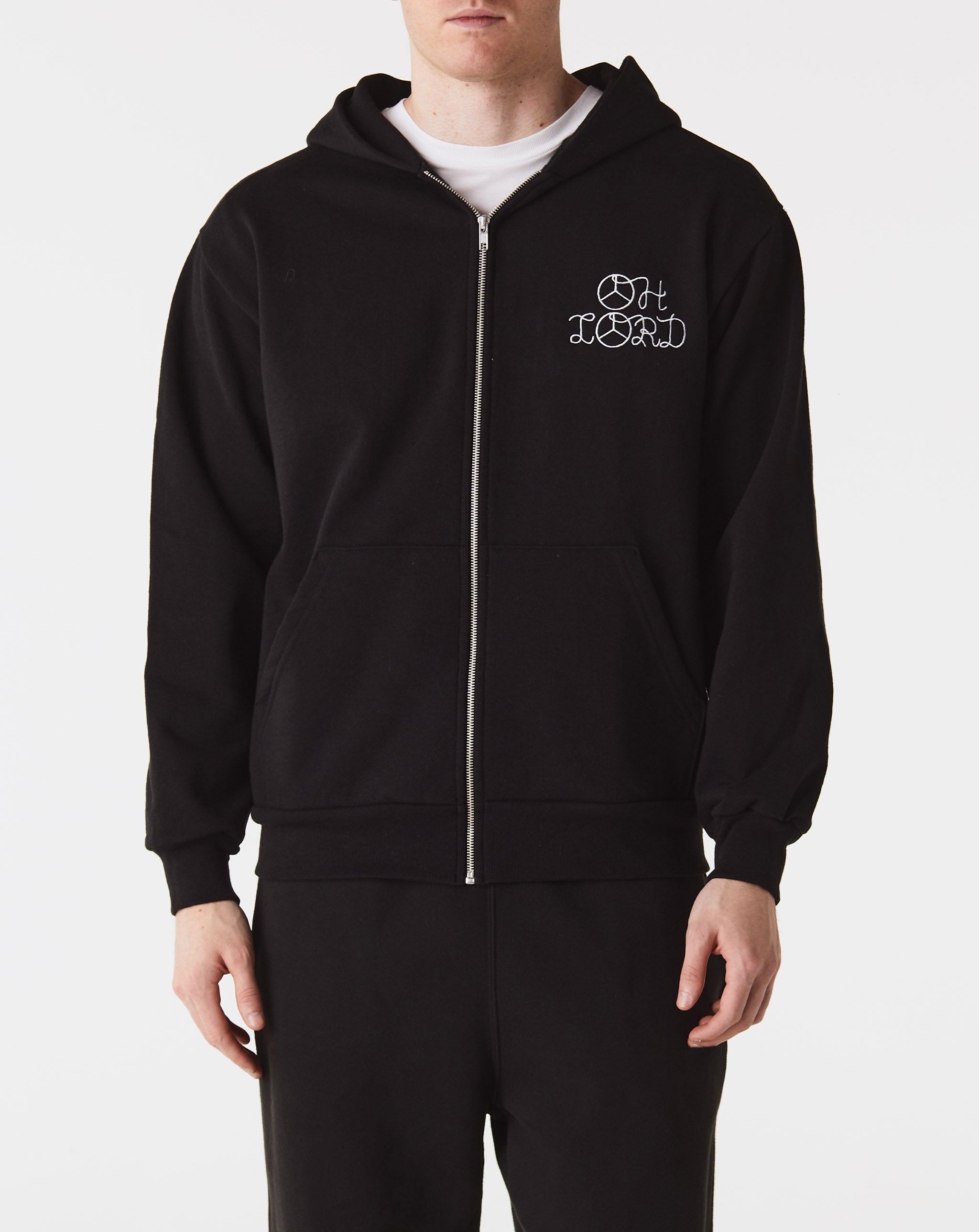 Joe Horner 'Oh Lord' Embroidered Full Zip Hoodie  - XHIBITION