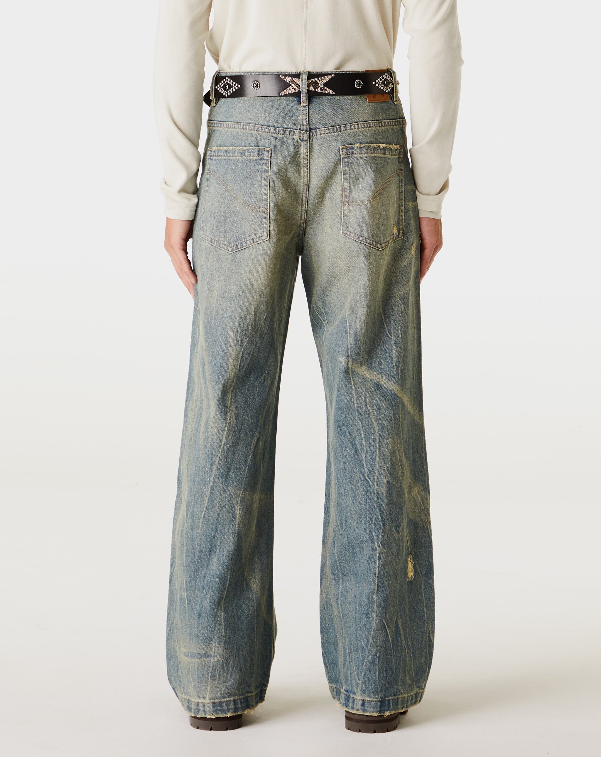 Simple Project - Nevada Wash Straight Denim - Washed Blue – Xhibition
