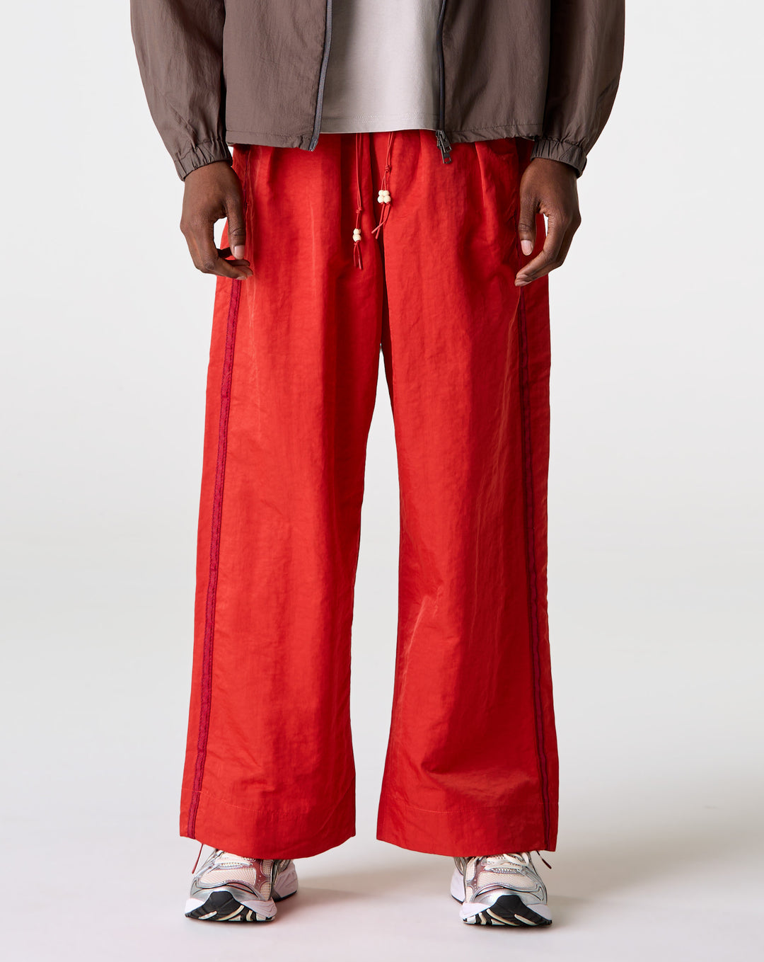 Simple Project Loose-Fit Nylon Pants - XHIBITION