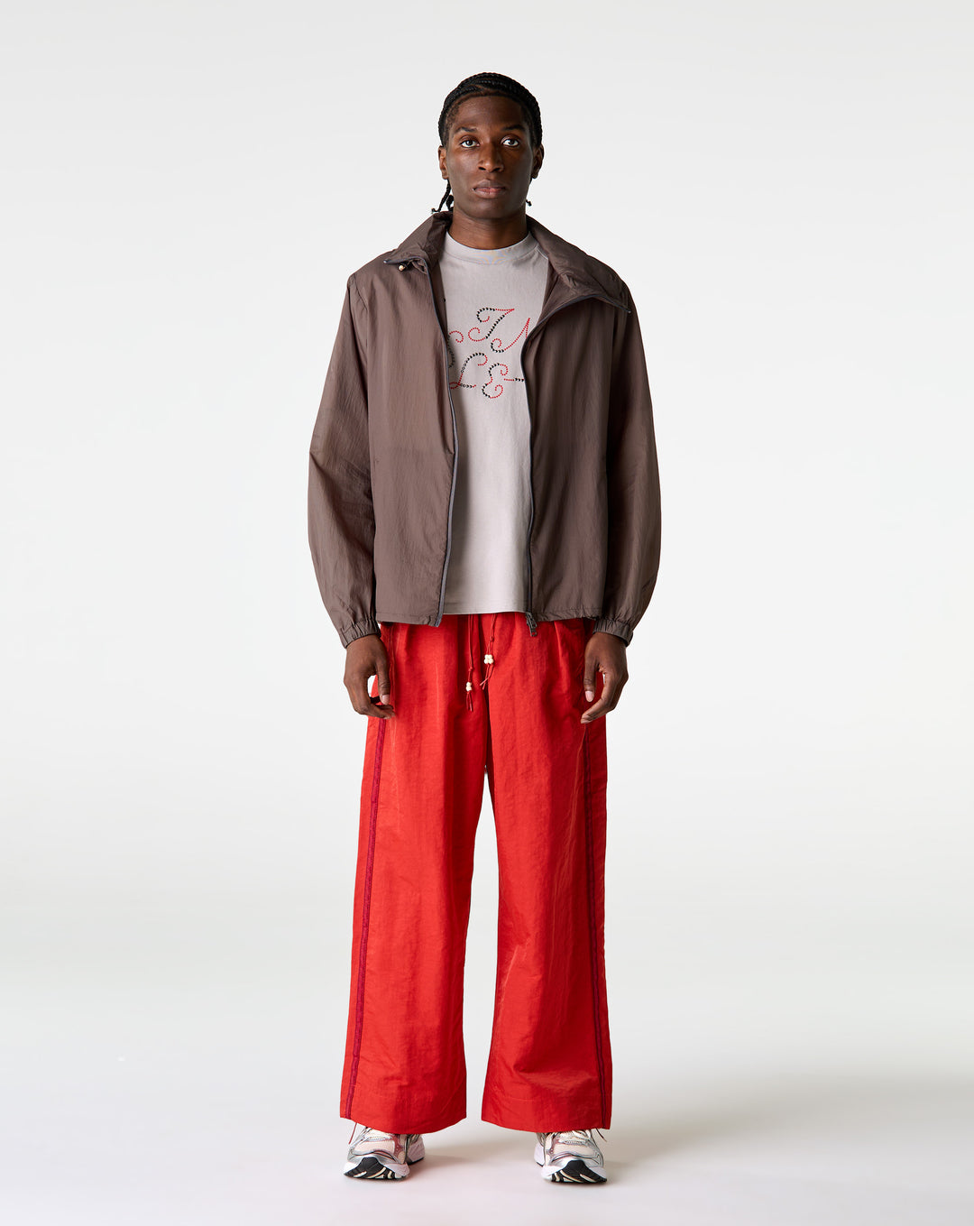 Simple Project Loose-Fit Nylon Pants - XHIBITION