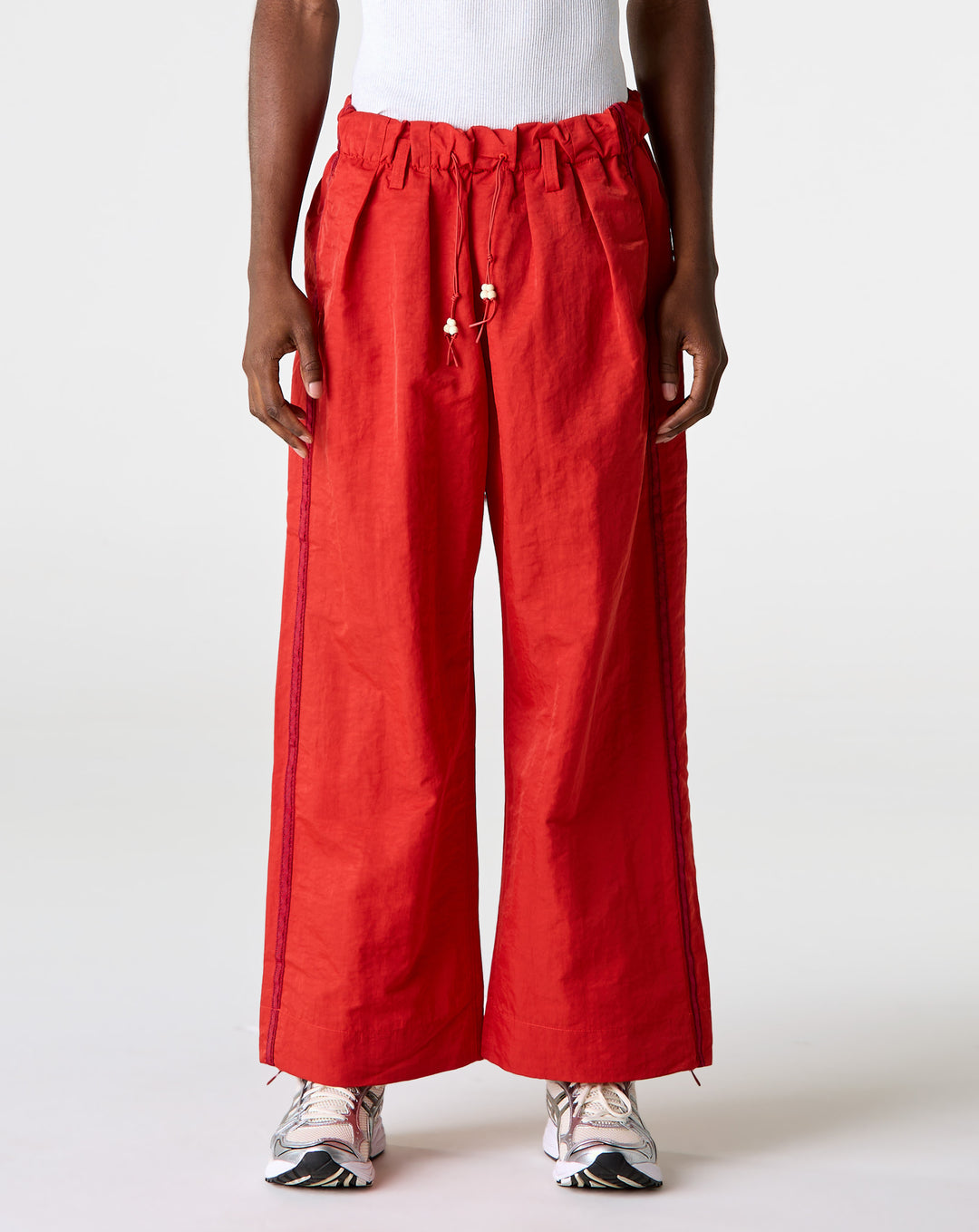 Simple Project Loose-Fit Nylon Pants - XHIBITION