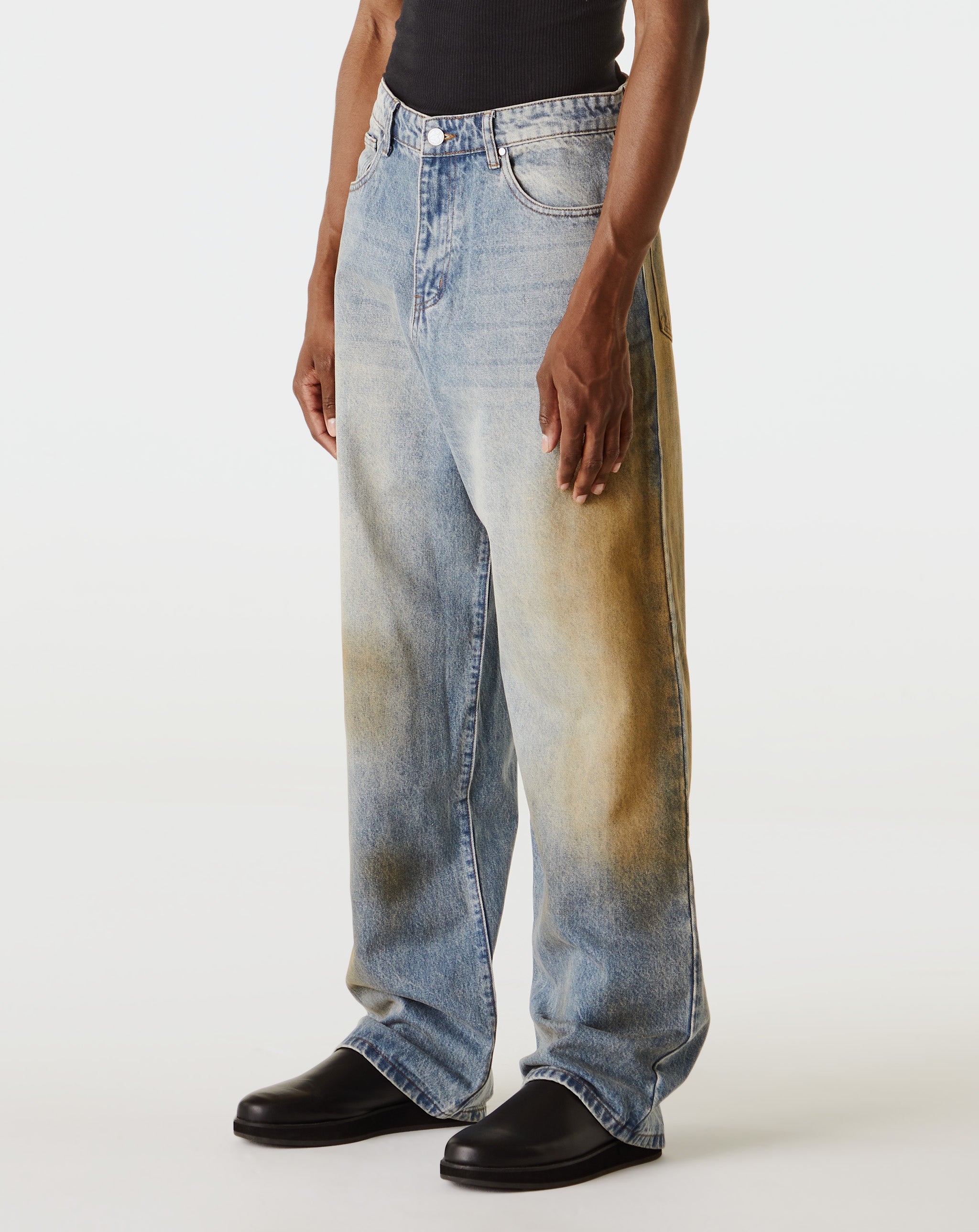 Basketcase Gallery -Lax Baggy Denim Mud Wash - Blue | Dirt – Xhibition