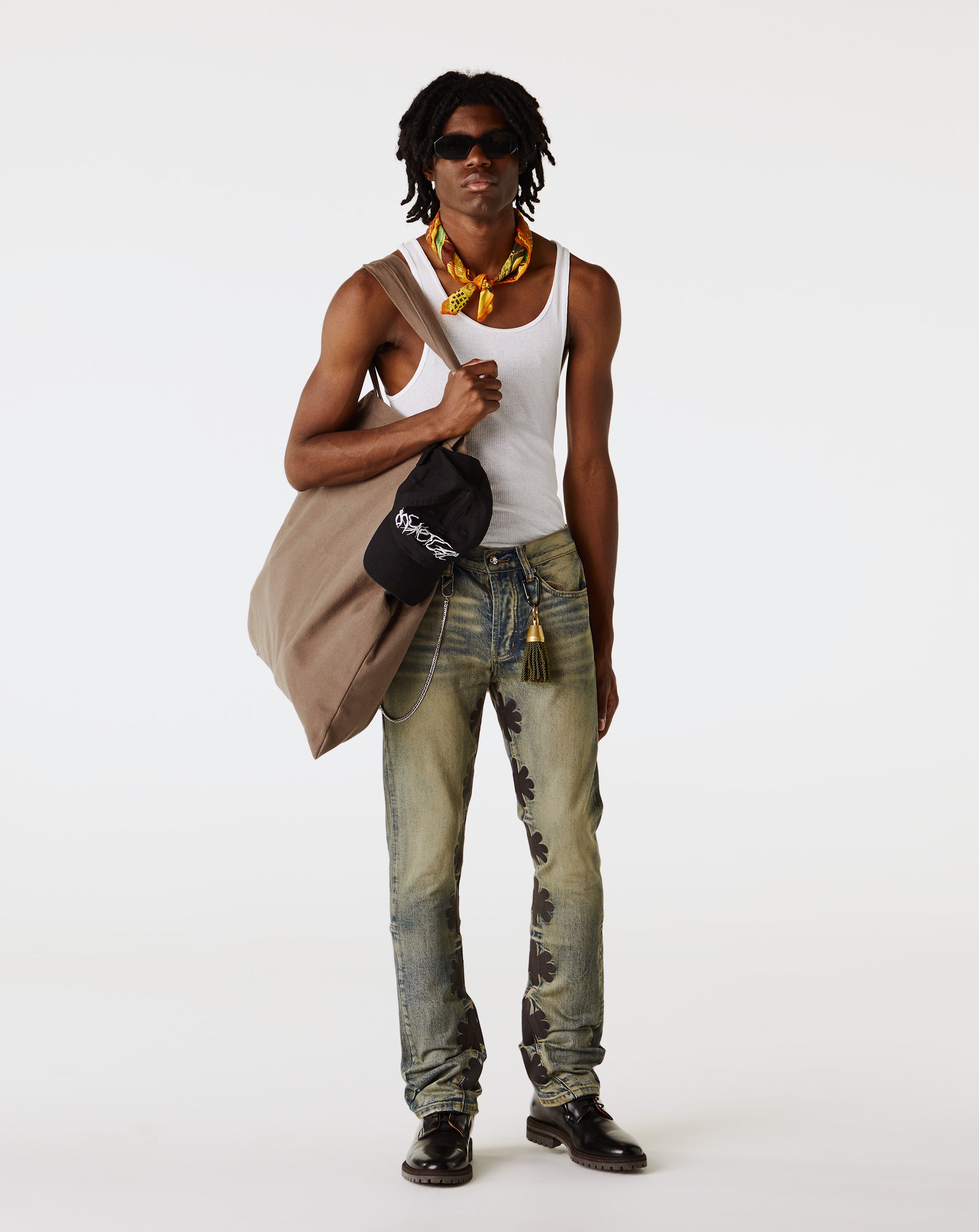 Dirty Wash Denim Sun Logo Pant – Cheap Ida-step Jordan outlet