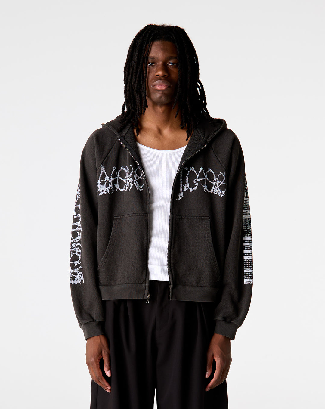 Basketcase Gallery Massacre Zip Up Hoodie - XHIBITION