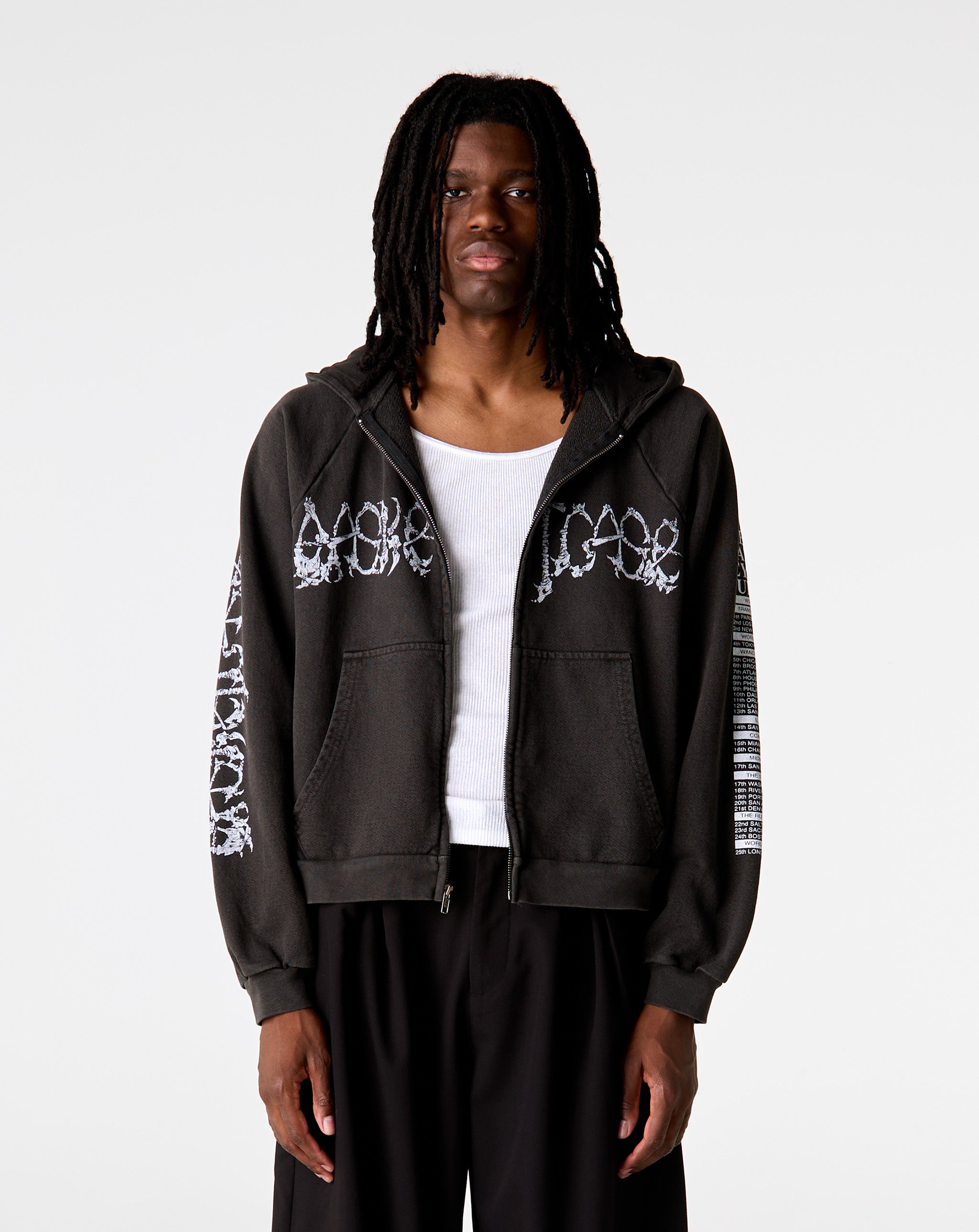 Basketcase Gallery Massacre Zip Up Hoodie - XHIBITION