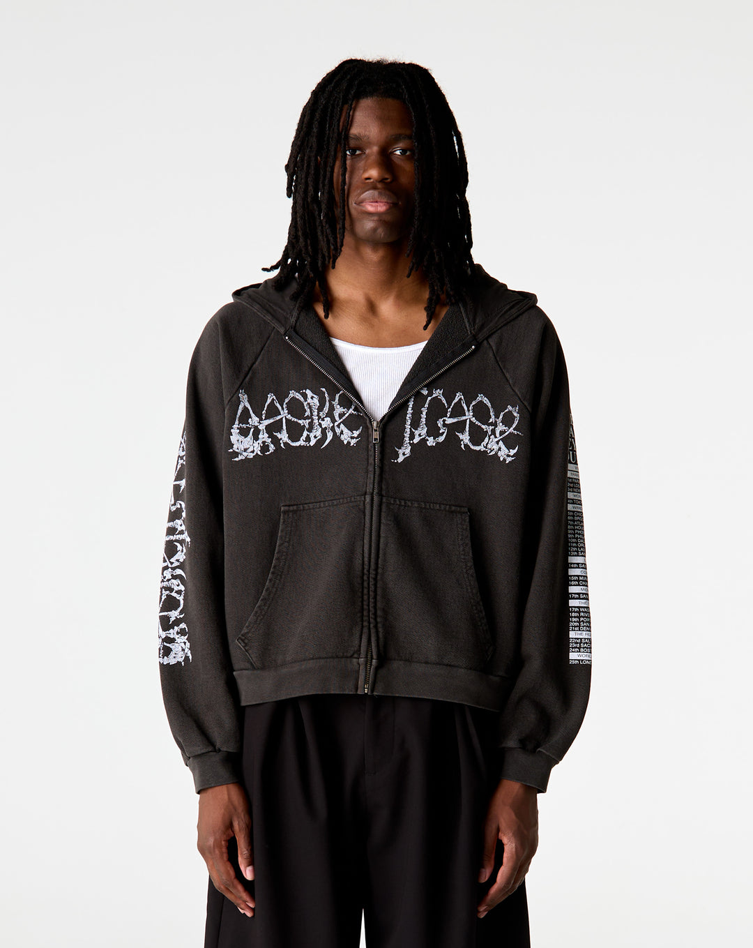 Basketcase Gallery Massacre Zip Up Hoodie - XHIBITION