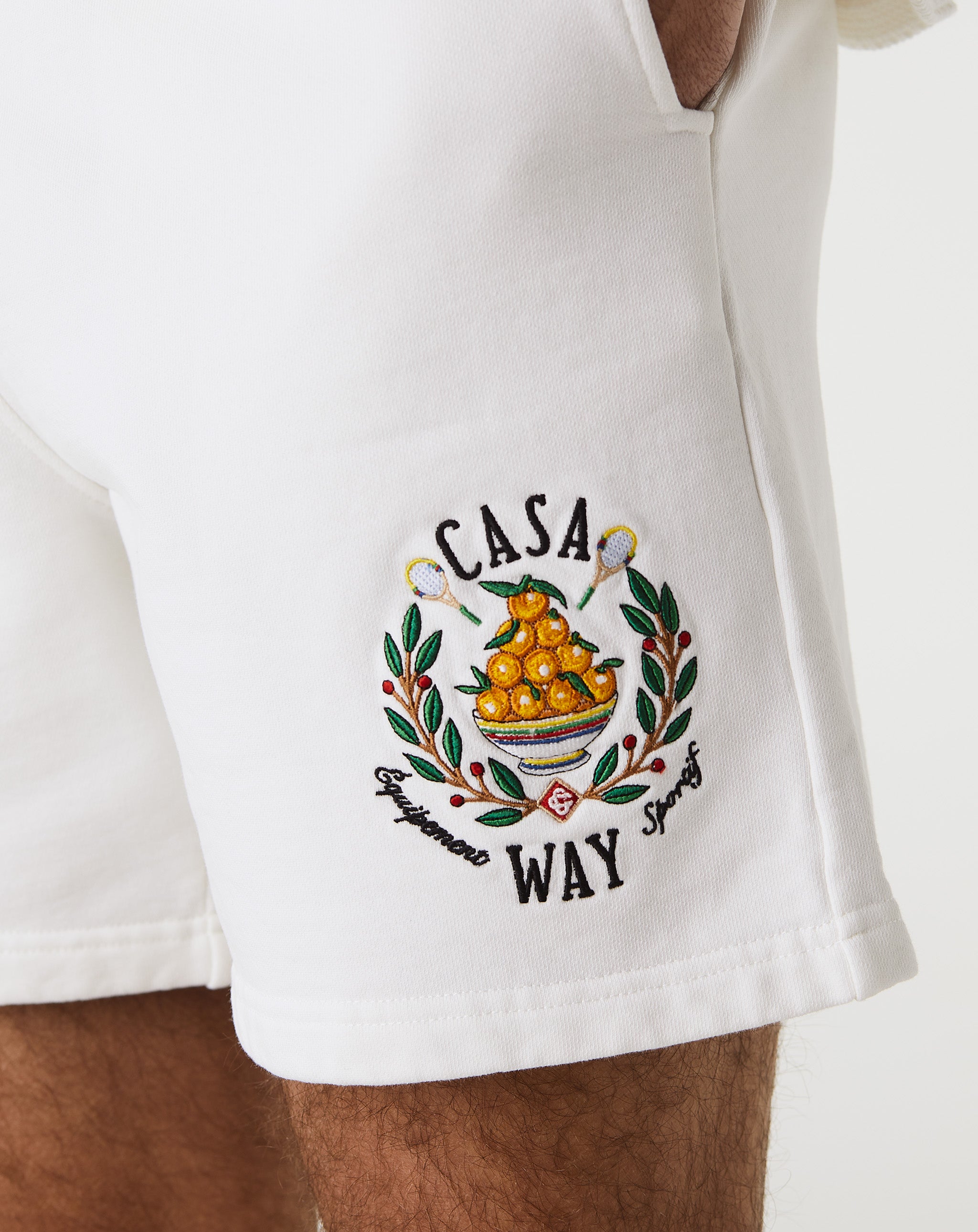Casablanca Casa Way Embroidered Sweatshort  - Cheap Cerbe Jordan outlet