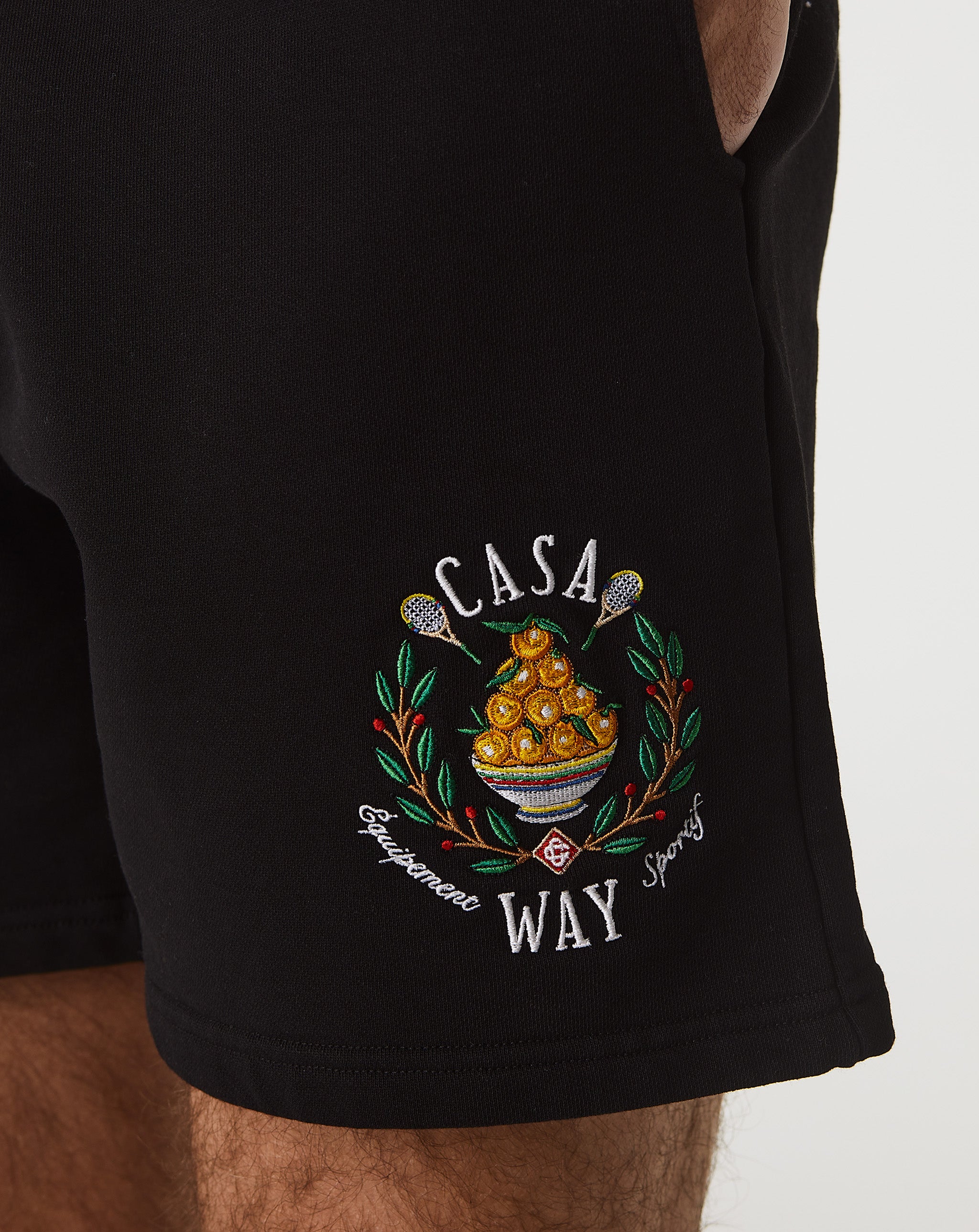 Casablanca Casa Way Embroidered Sweatshort  - Cheap Cerbe Jordan outlet