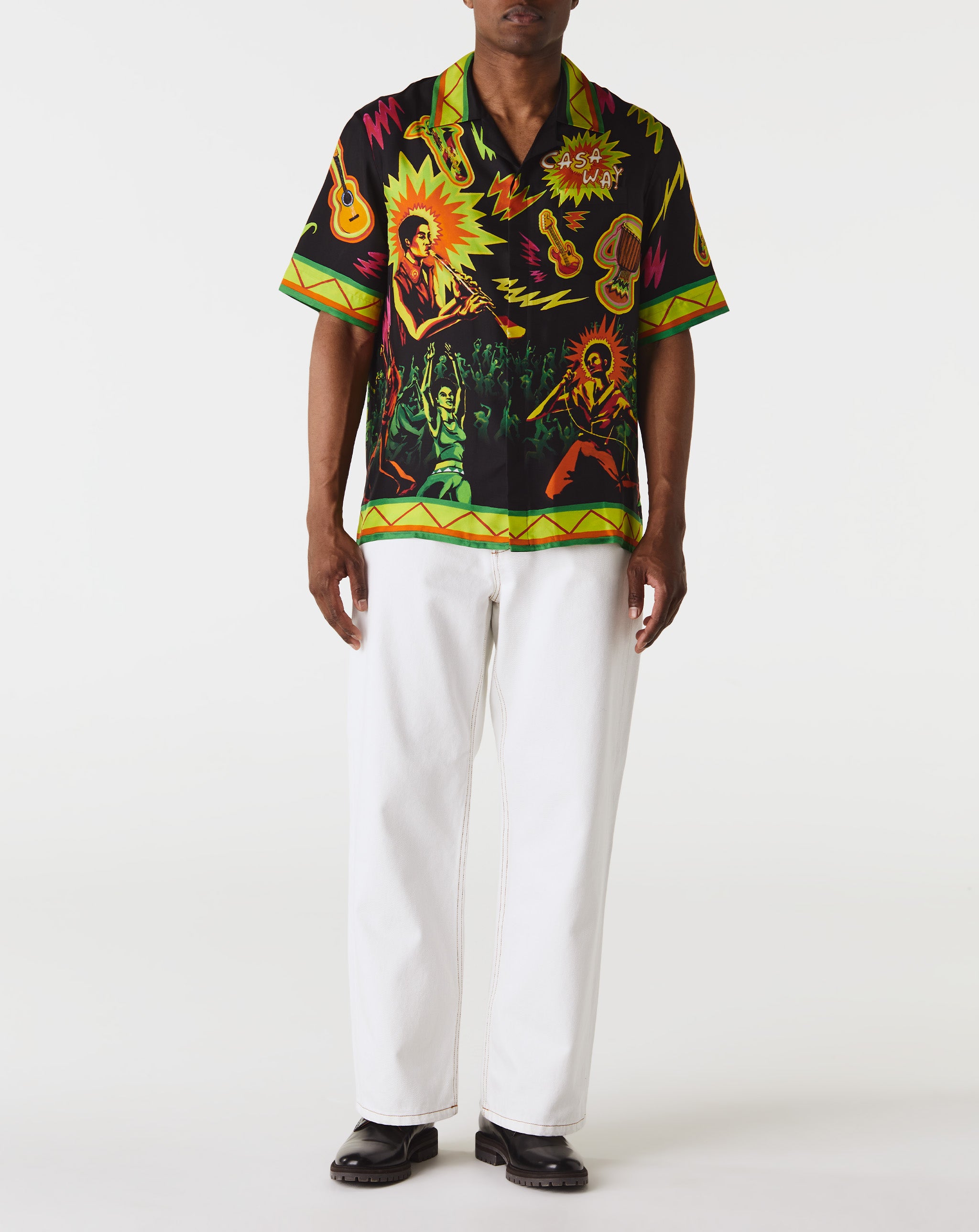 Casablanca Cuban Collar Shirt  - Cheap Urlfreeze Jordan outlet