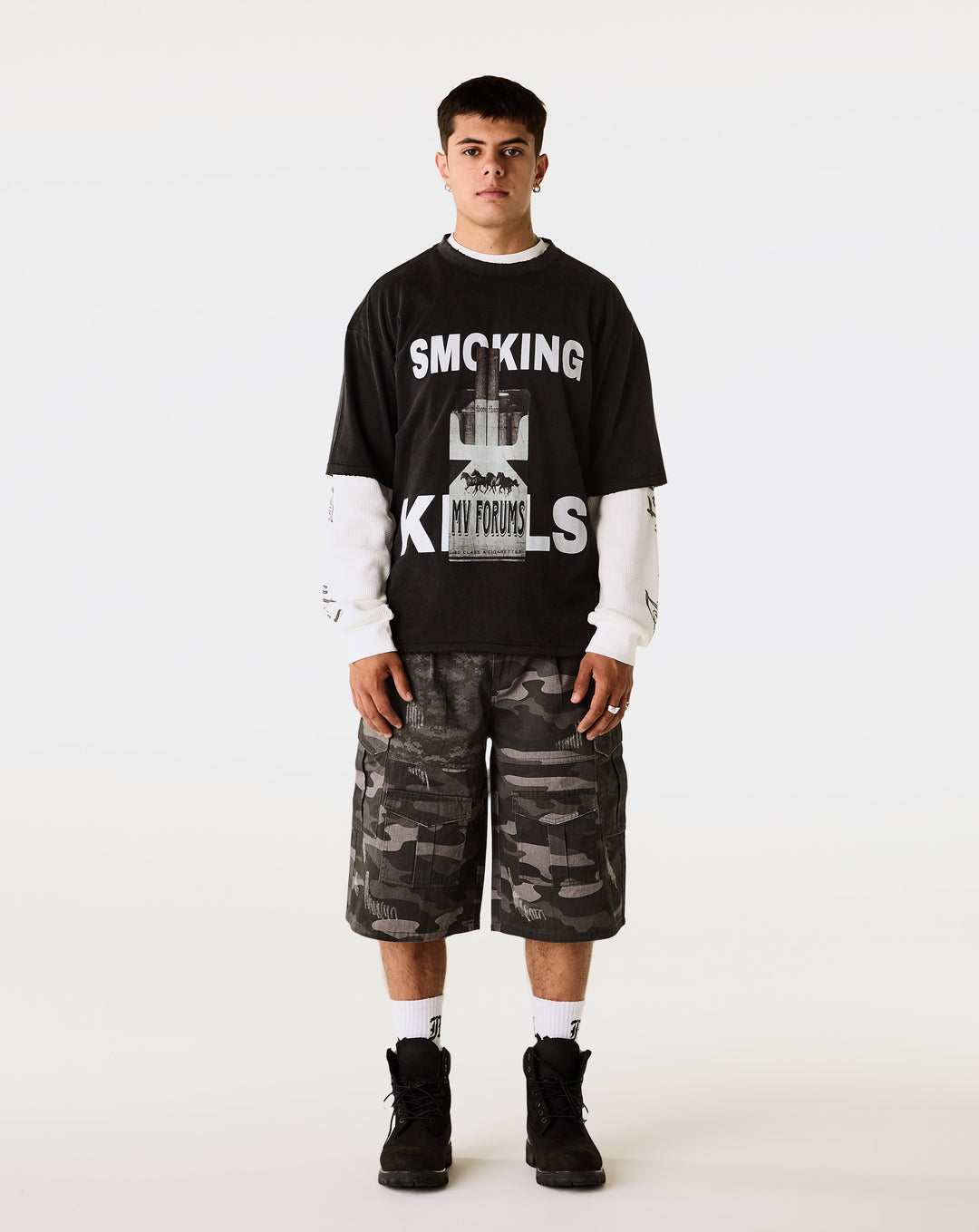 MV FORUMS Smoking Kills Short Sleeve T-Shirt - XHIBITION