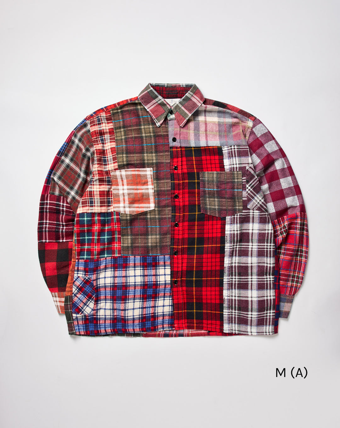 Needles Straight Hem Flannel Shirt