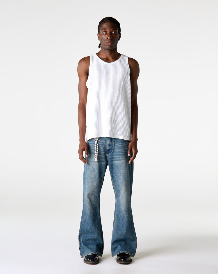Simple Project Distressed Flare Jeans - XHIBITION
