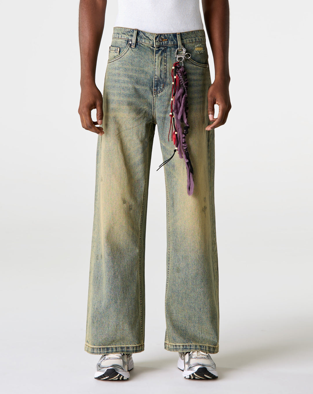 Simple Project Washed Relaxed Jeans - XHIBITION